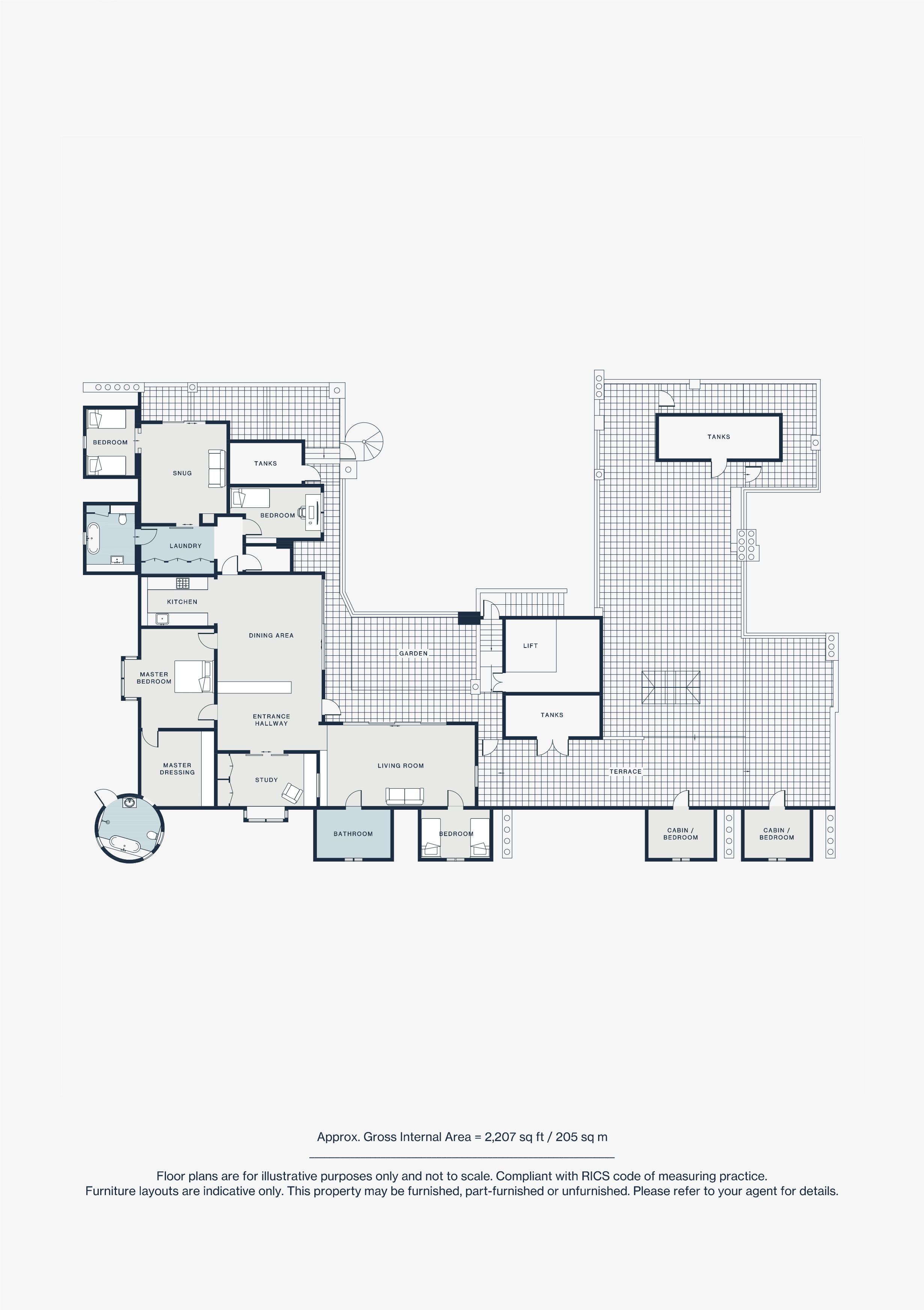 Flat 32 York House, 39, Upper Montagu Street, London floorplan