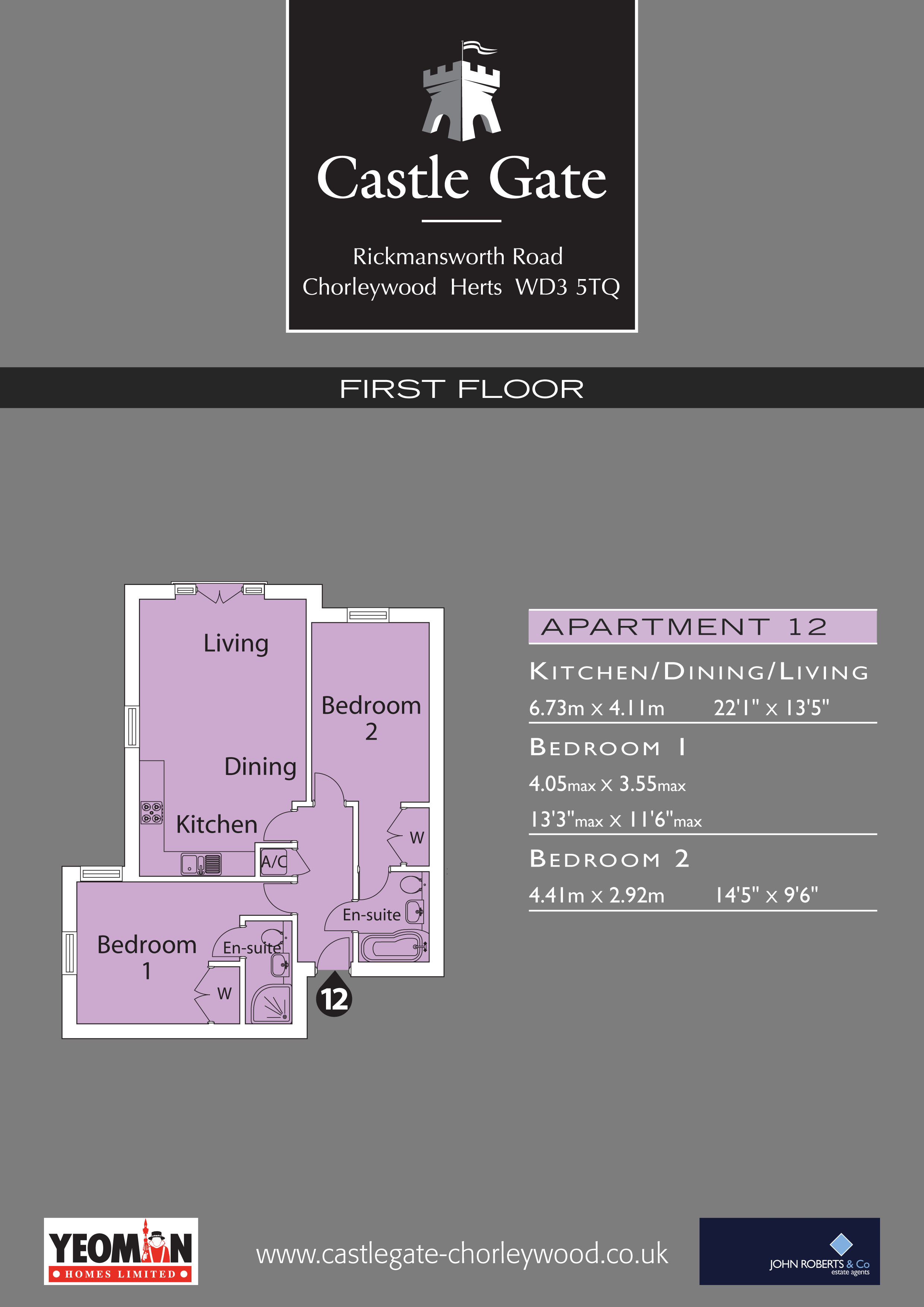 2 Bedrooms Flat to rent in High View, Chorleywood, Rickmansworth WD3