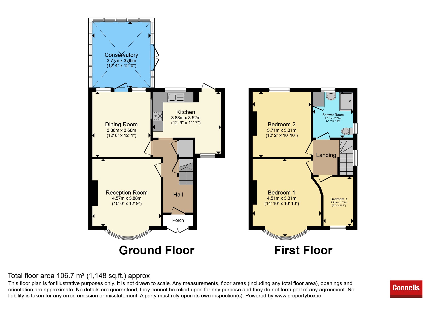 51, Hawthorn Drive, Harrow floorplan