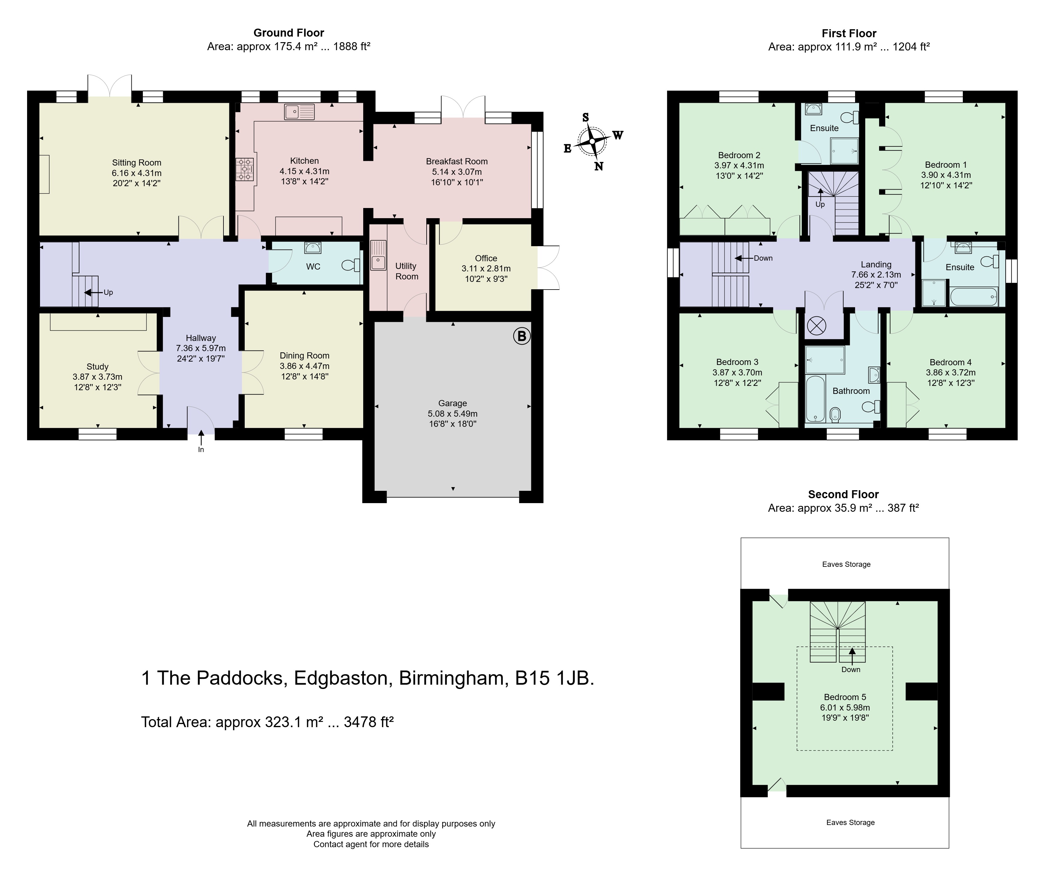 1, The Paddocks, Birmingham floorplan