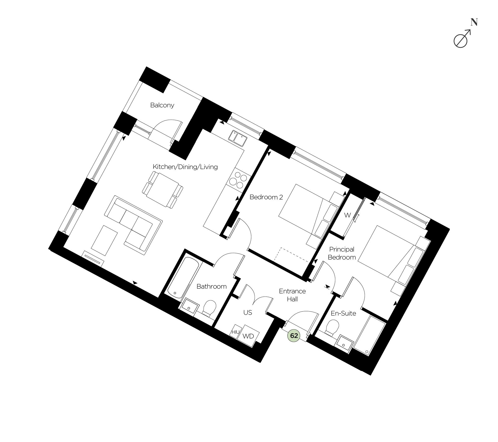 Plot 62 Fusion,, Knights Park, Cambridge floorplan