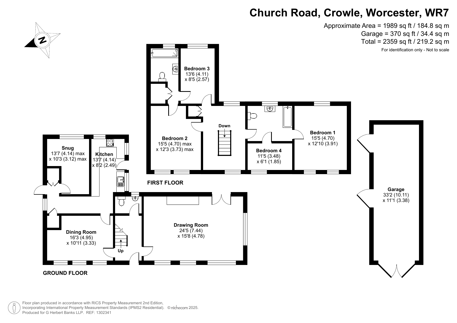 Old Pear Tree Cottage, Church Road, Worcester floorplan