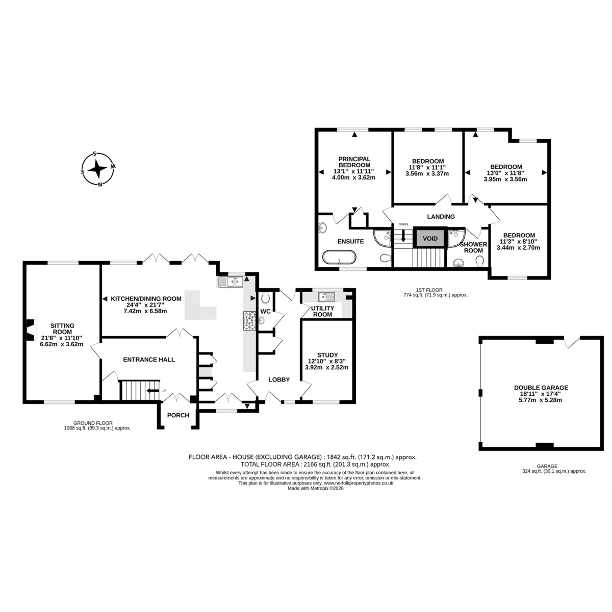 10, Lawn Crescent, Norwich floorplan
