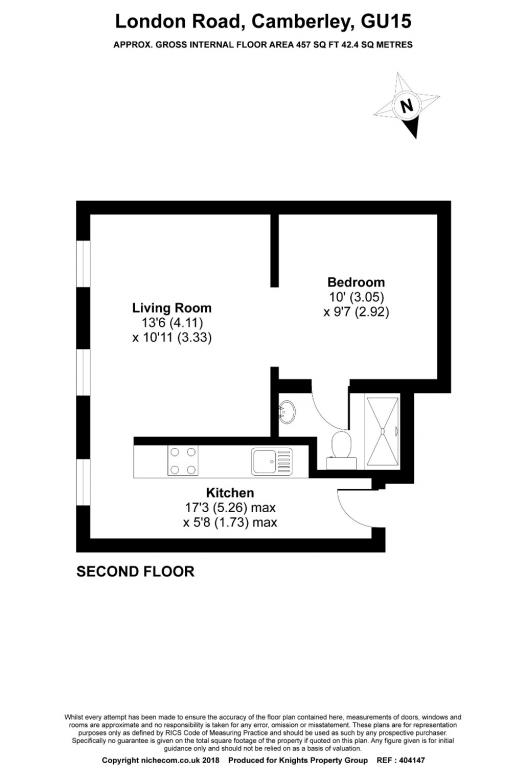 1 Bedrooms Flat to rent in London Road, Camberley GU15