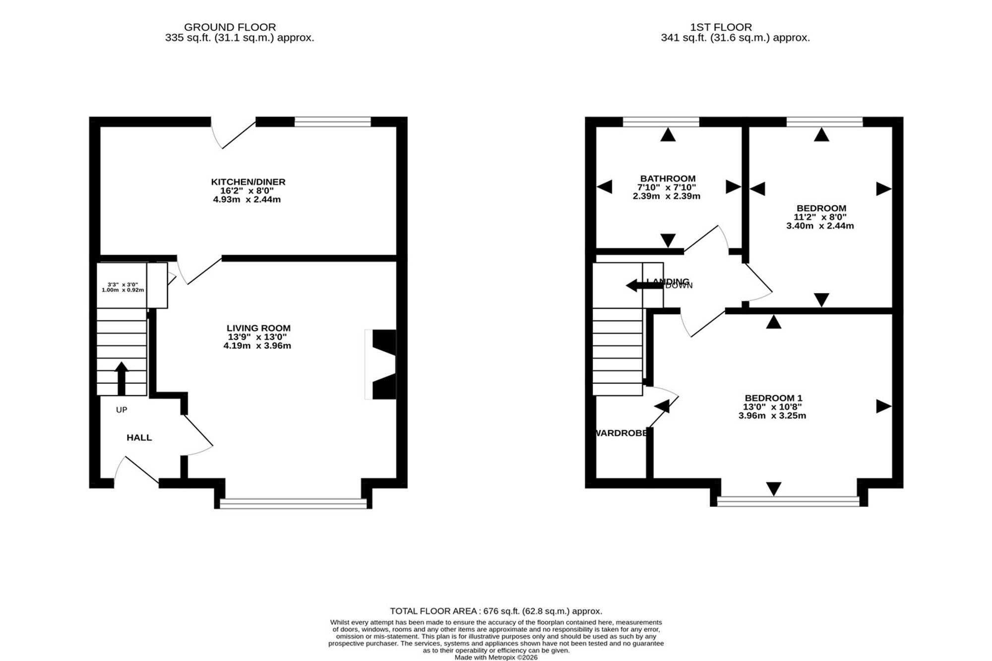 17 Crosland Terrace, Frodsham floorplan