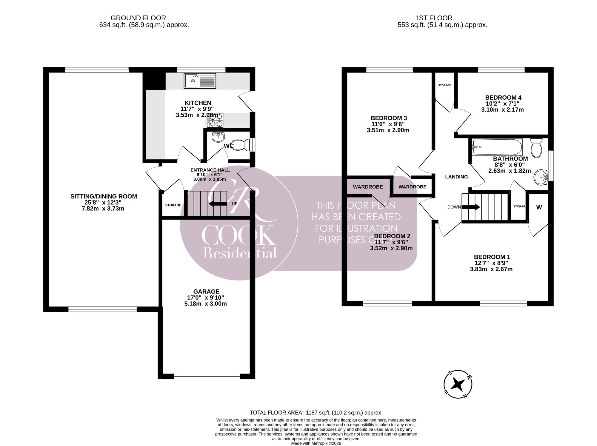 26 Roberts Road, Cheltenham floorplan