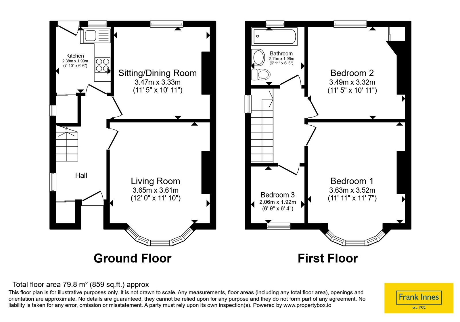 79, Albert Road, Derby floorplan