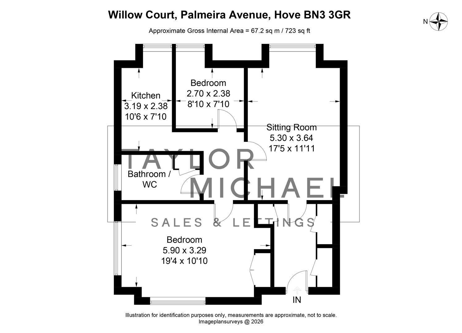 15 Willow Court, Palmeira Avenue, Hove floorplan