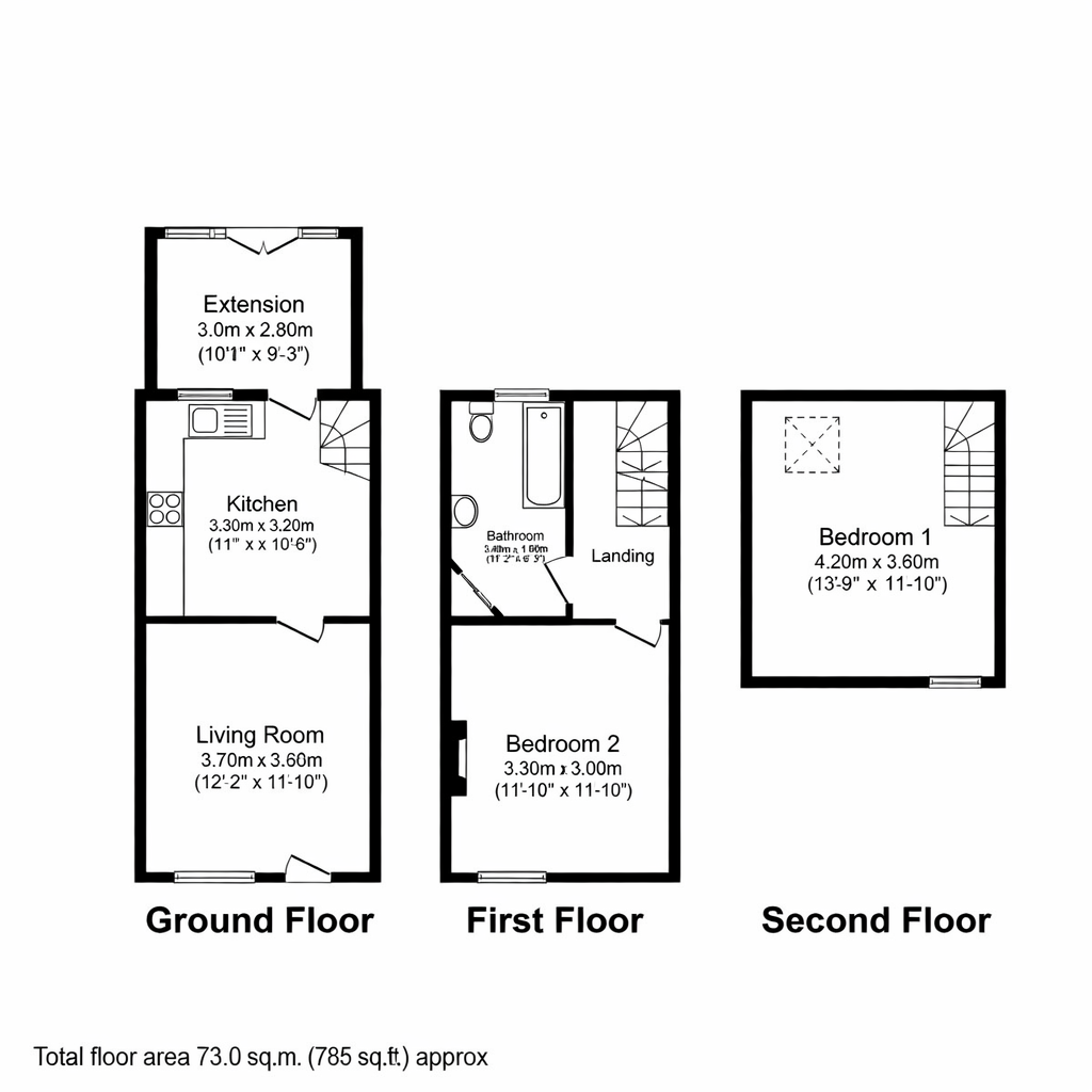 316, Old Road, Maidstone floorplan