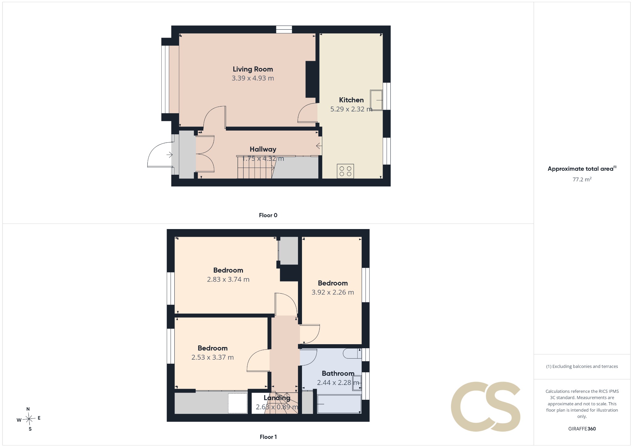 76 Sewardstone Gardens, London, Greater London floorplan