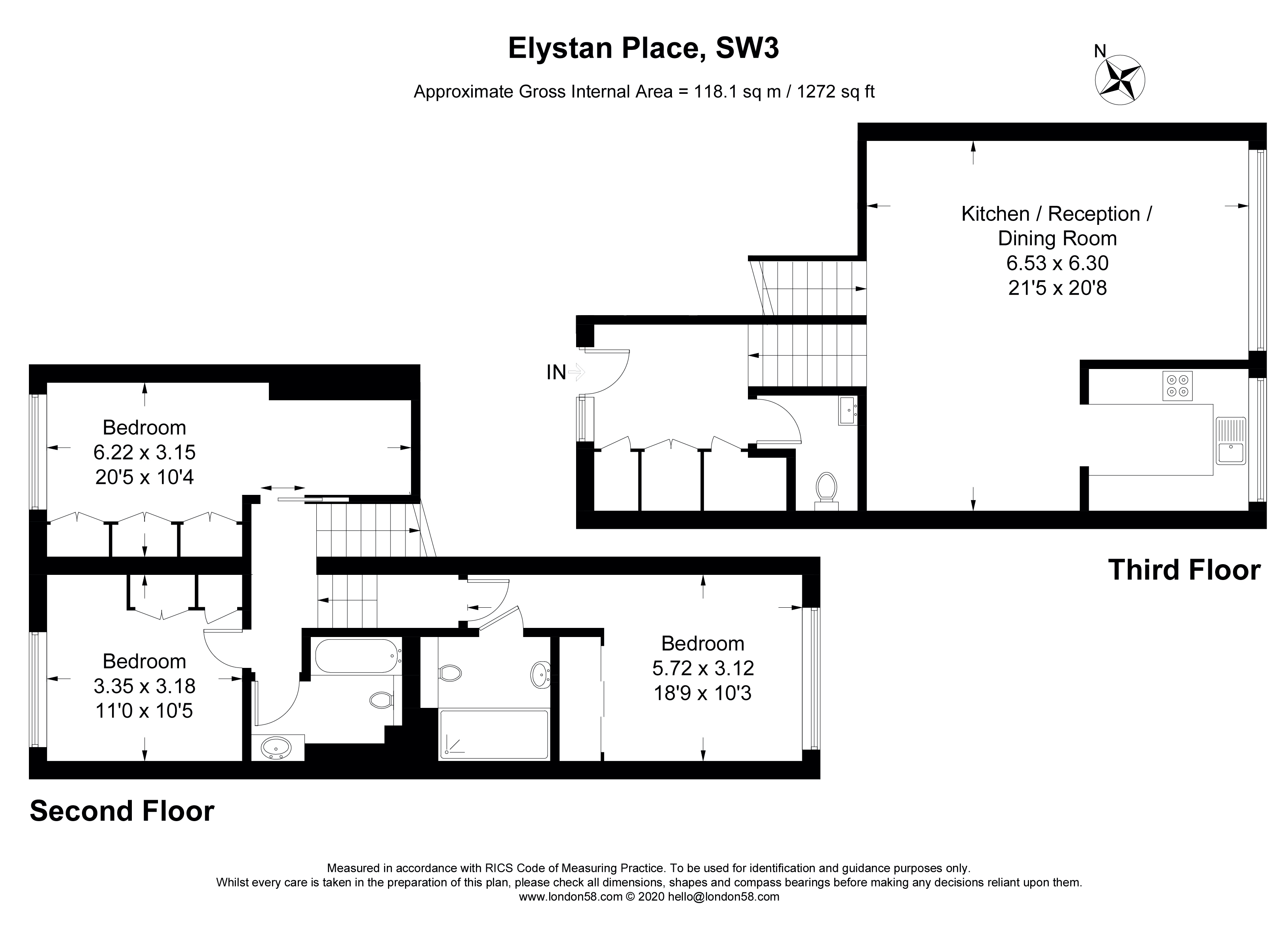 Elystan Place, London SW3, 3 bedroom flat for sale 56808250