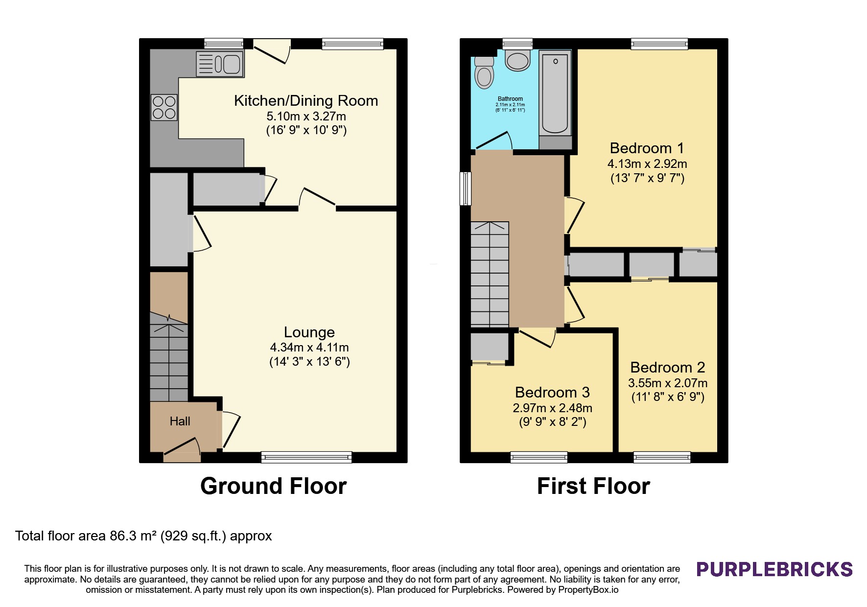Kilbowie Place, Airdrie floorplan