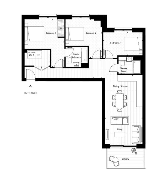 Kidbrooke Village, Pegler Square, Birch House, London floorplan
