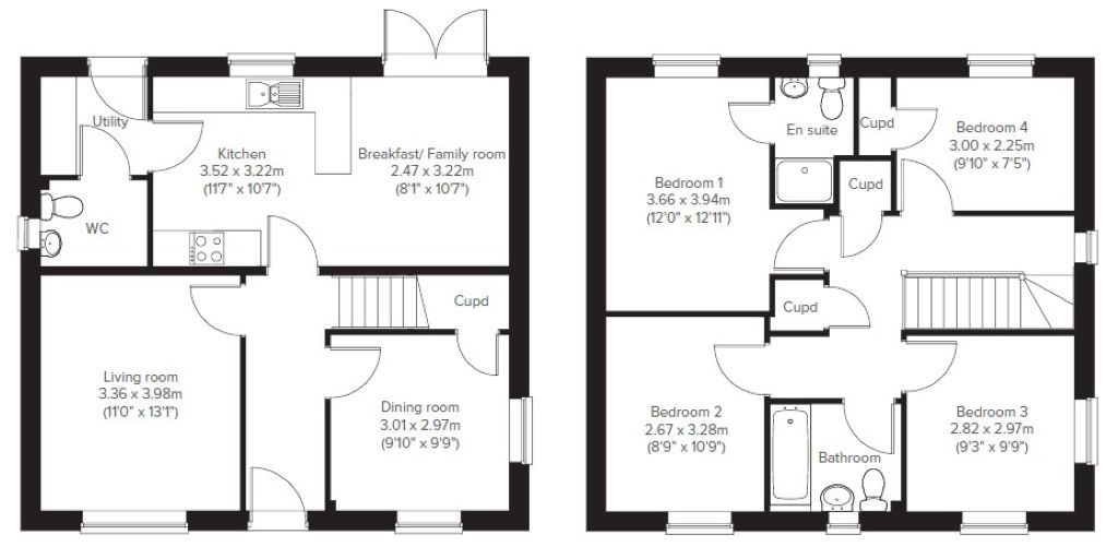 Plot 1, Cloverlea Gardens, The Whiteleaf, Wickwar Road, Wotton-Under-Edge floorplan