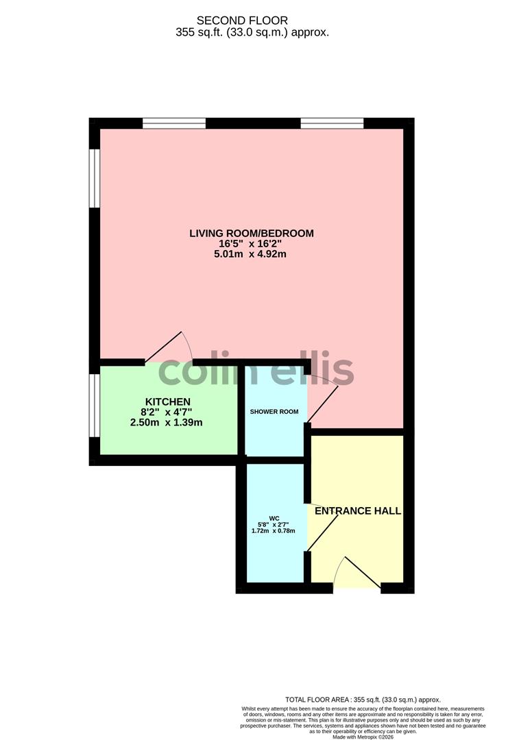 Flat 3, 18, Trinity Road, Scarborough floorplan