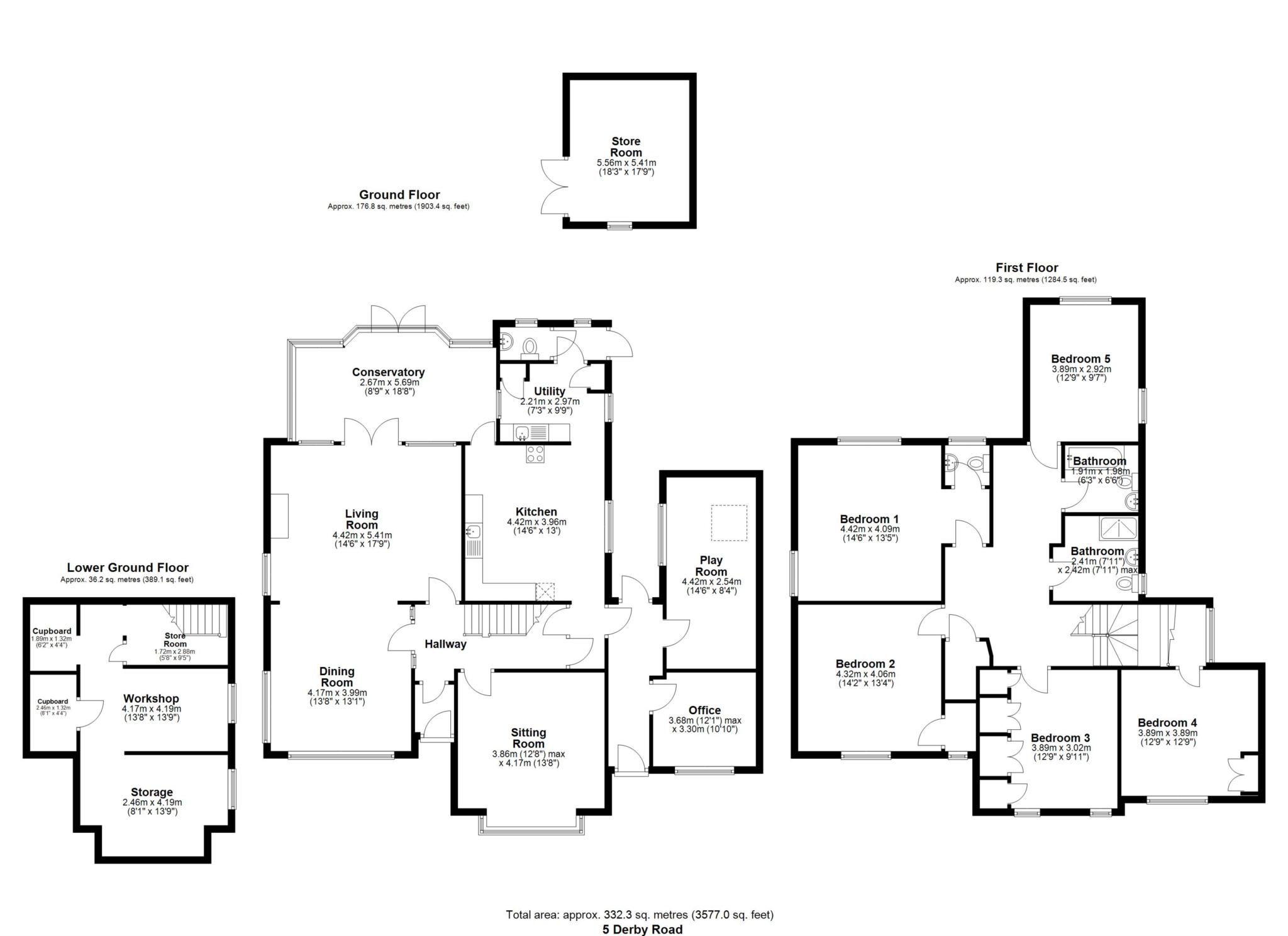 5, Derby Road, Reading floorplan