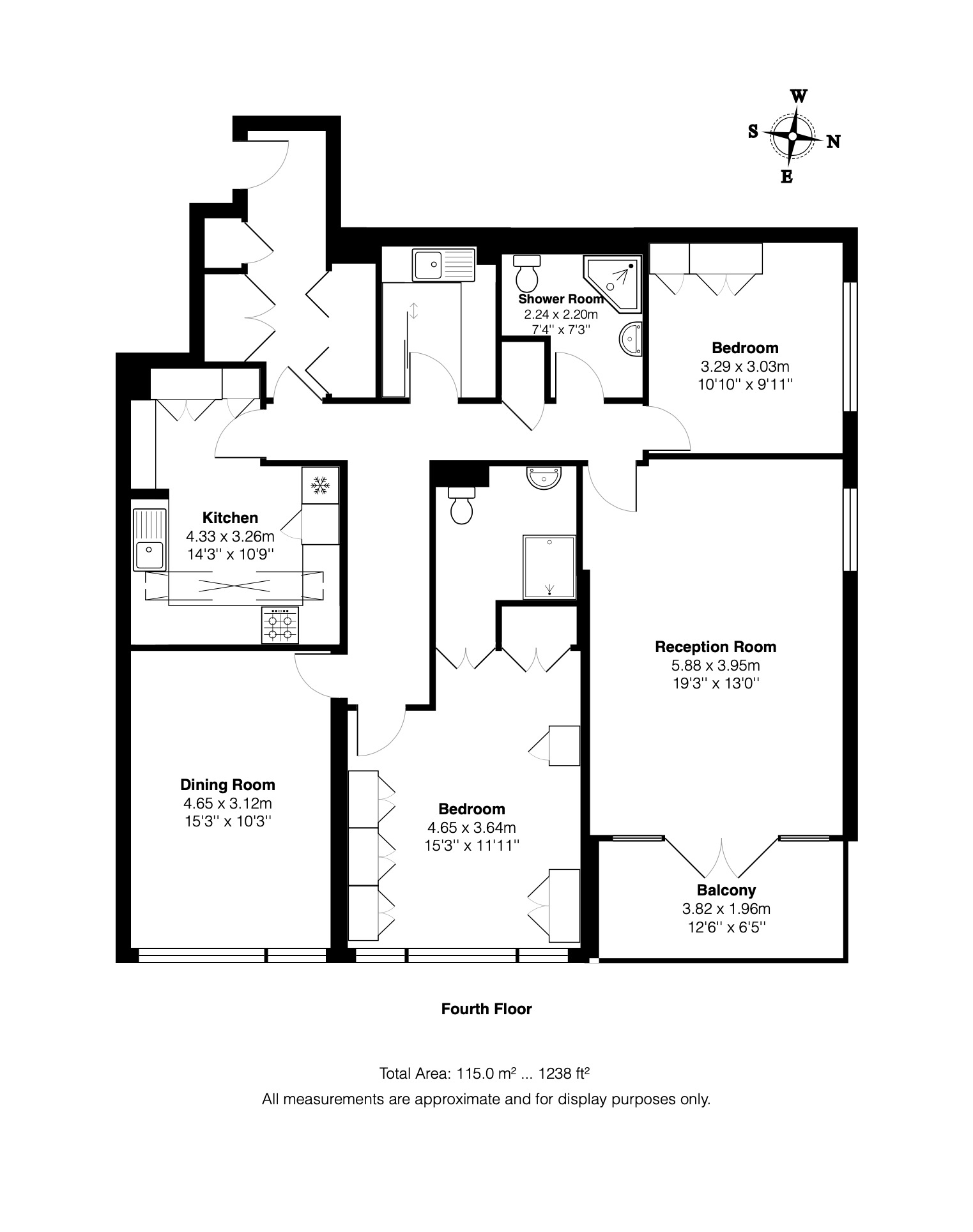 The Bowls, Chigwell, Essex IG7, 3 bedroom flat for sale 62520438