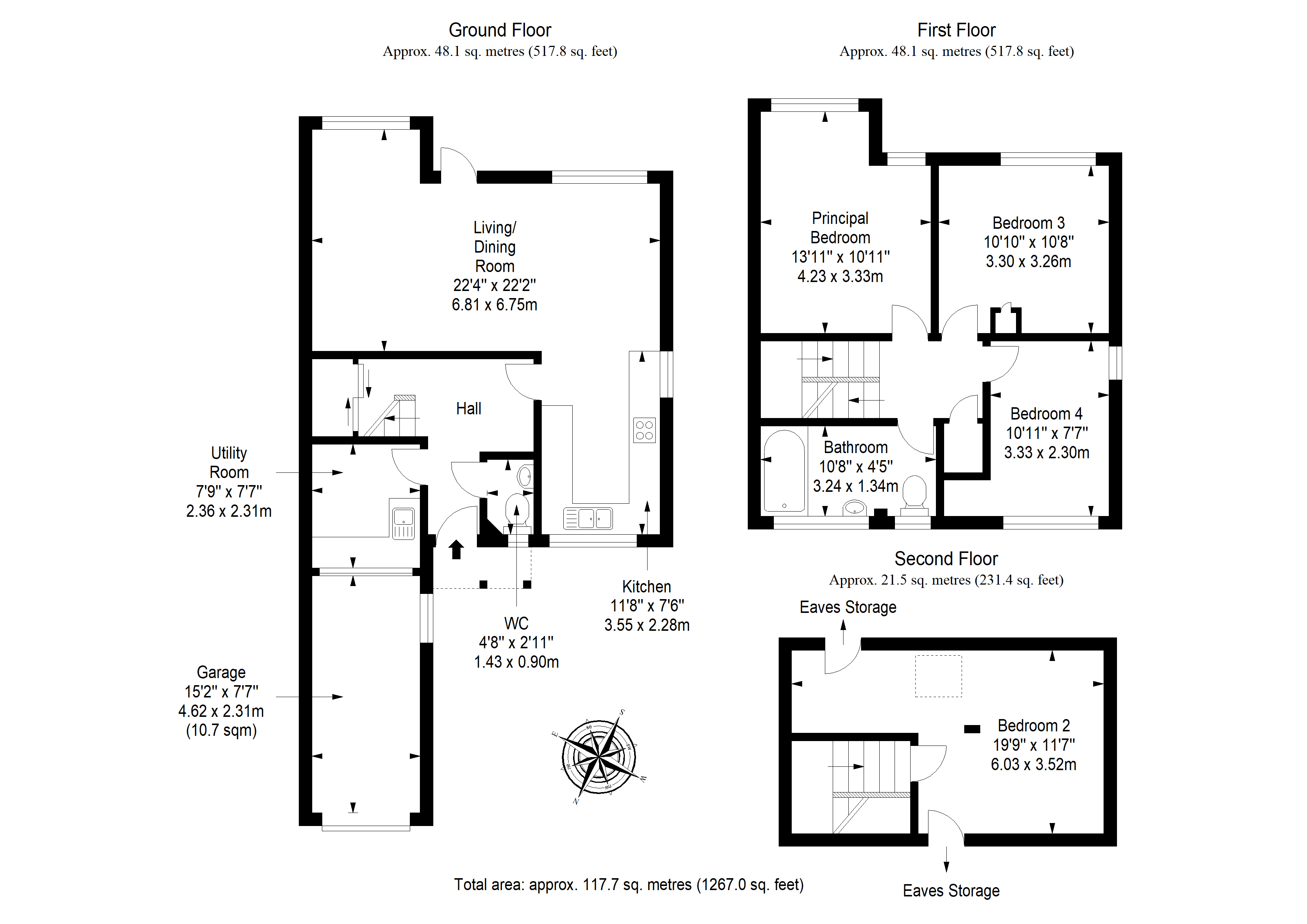 2, Craigmount Court, Edinburgh floorplan