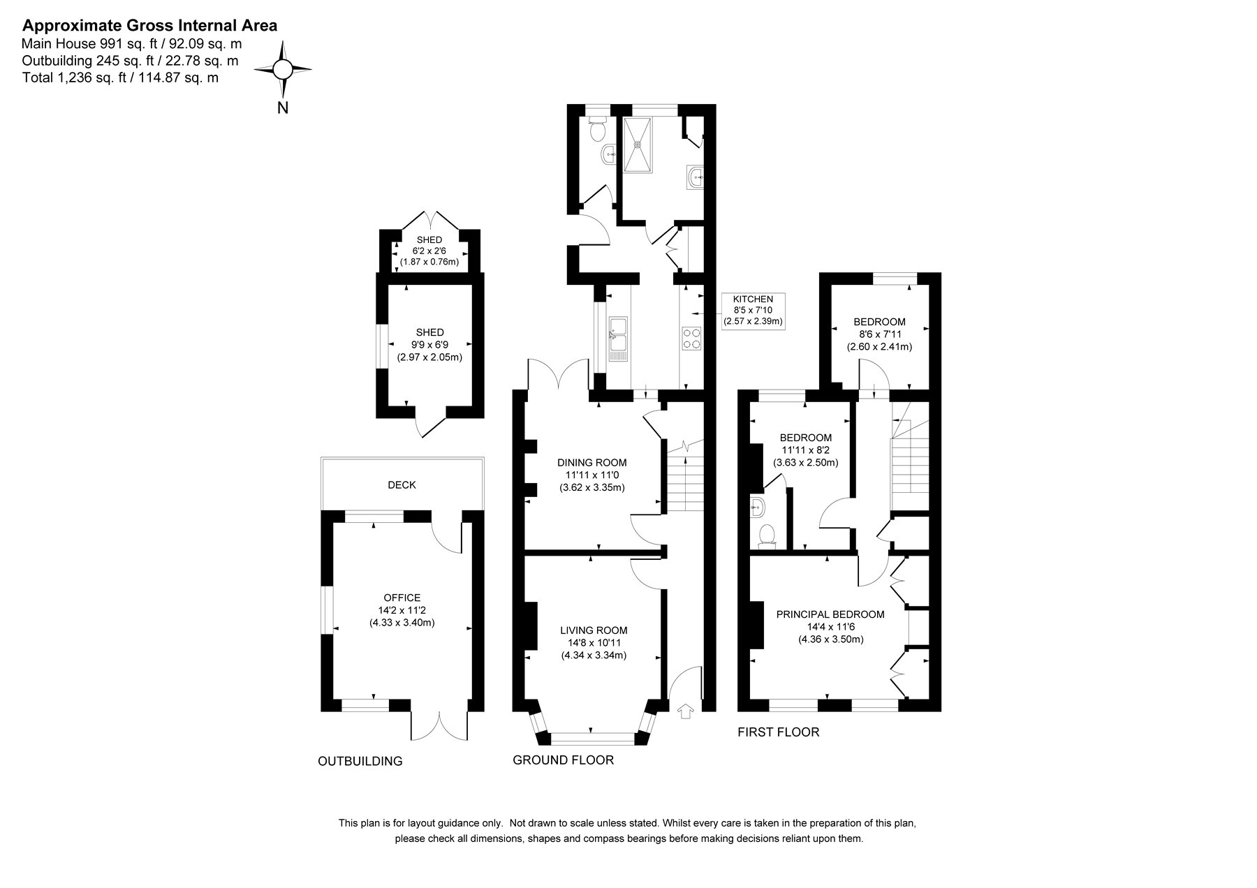 1, Victoria Cottages, Pirbright floorplan