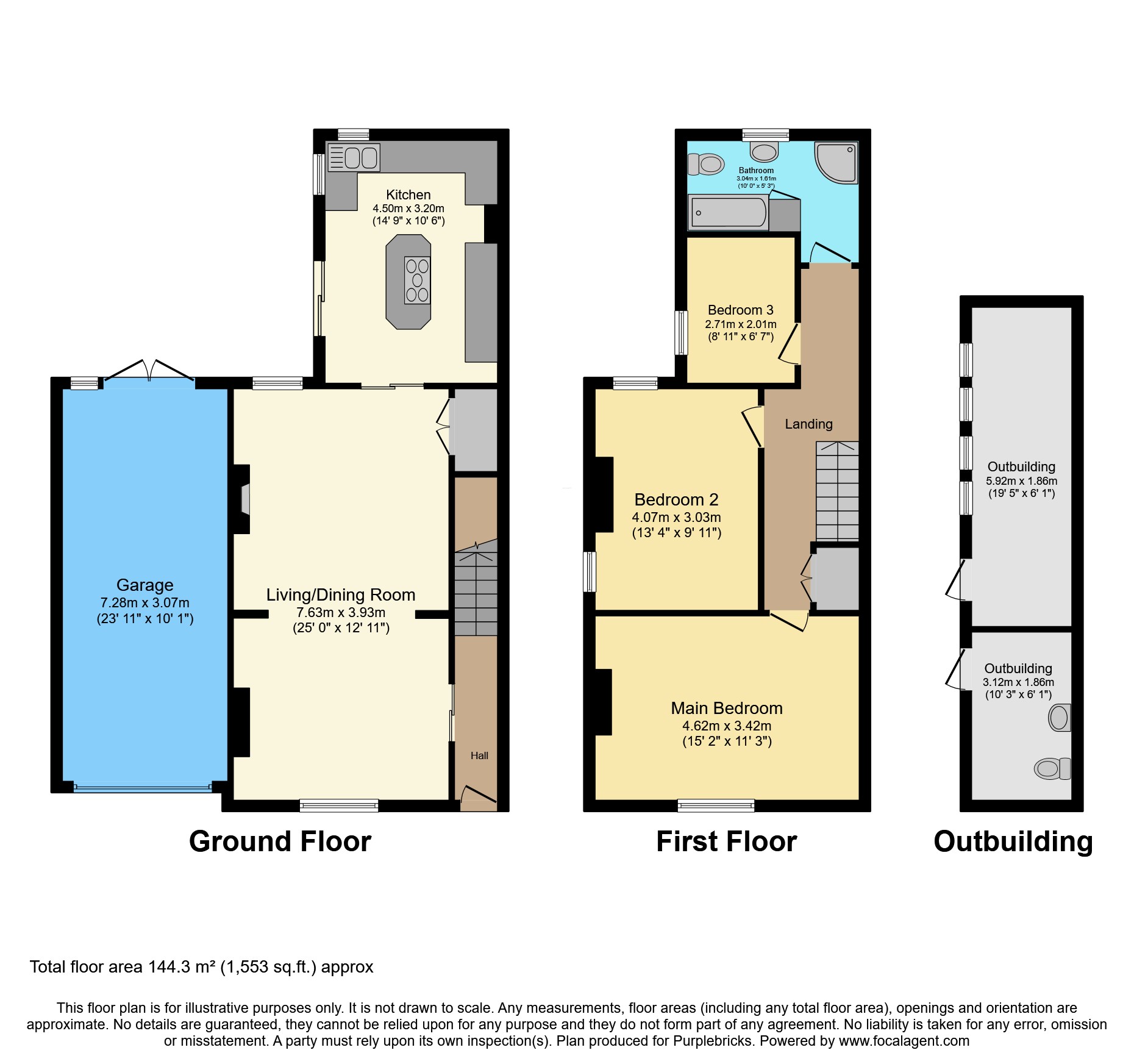 122, Stamford Street, Grantham floorplan