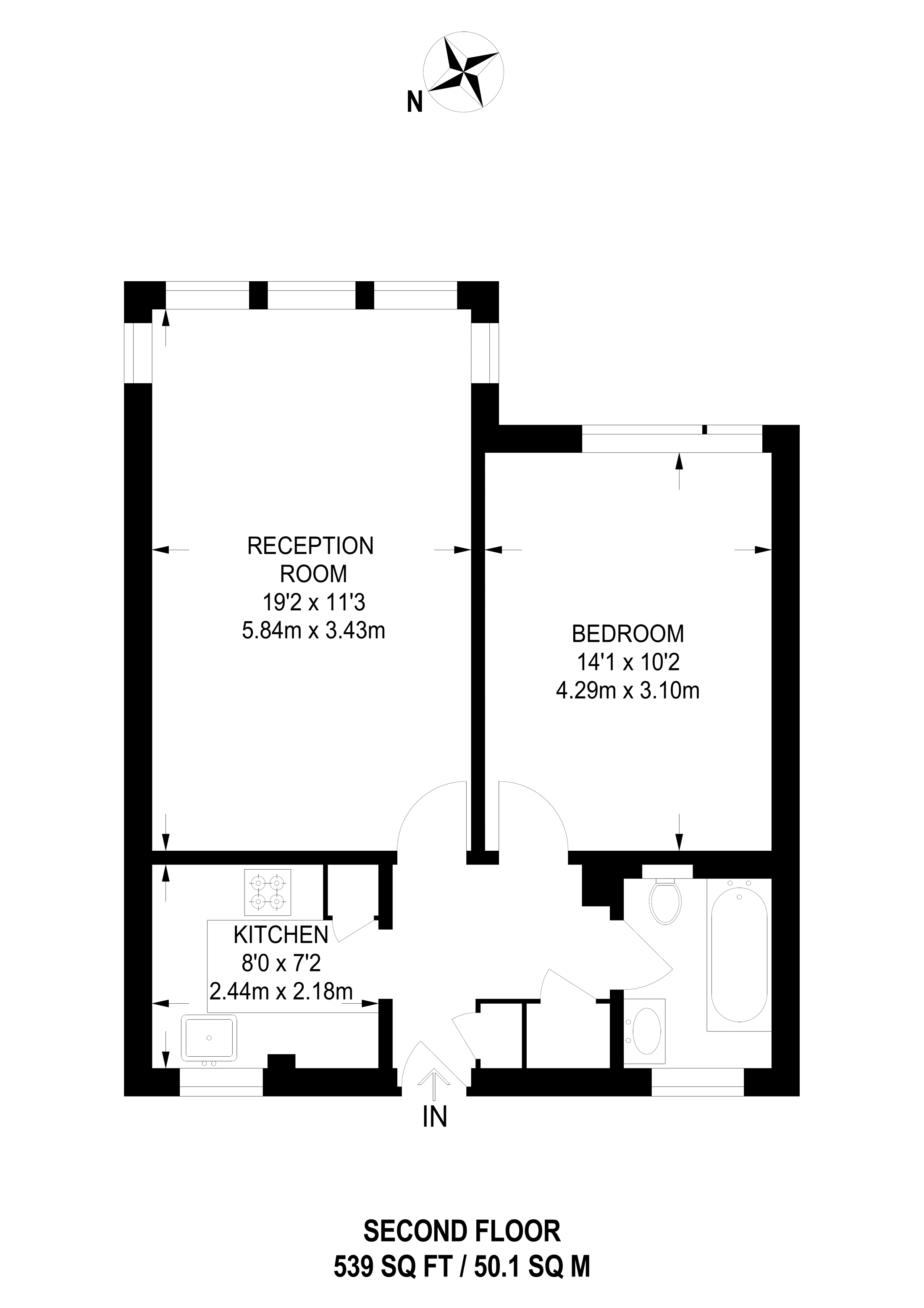 1 Bedrooms Flat to rent in Crouch End Hill, Crouch End, London N8