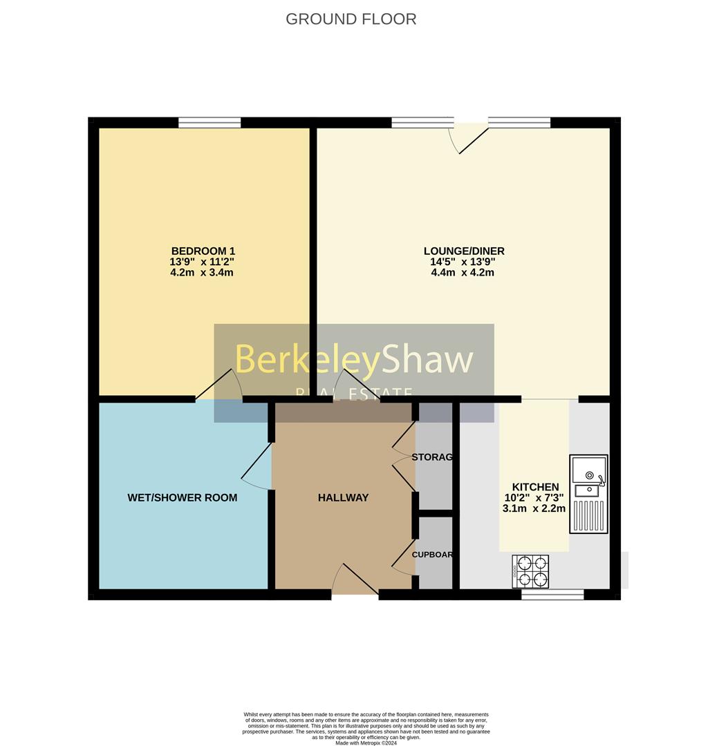 Brookside, Apt 105, Aughton Street, Ormskirk floorplan