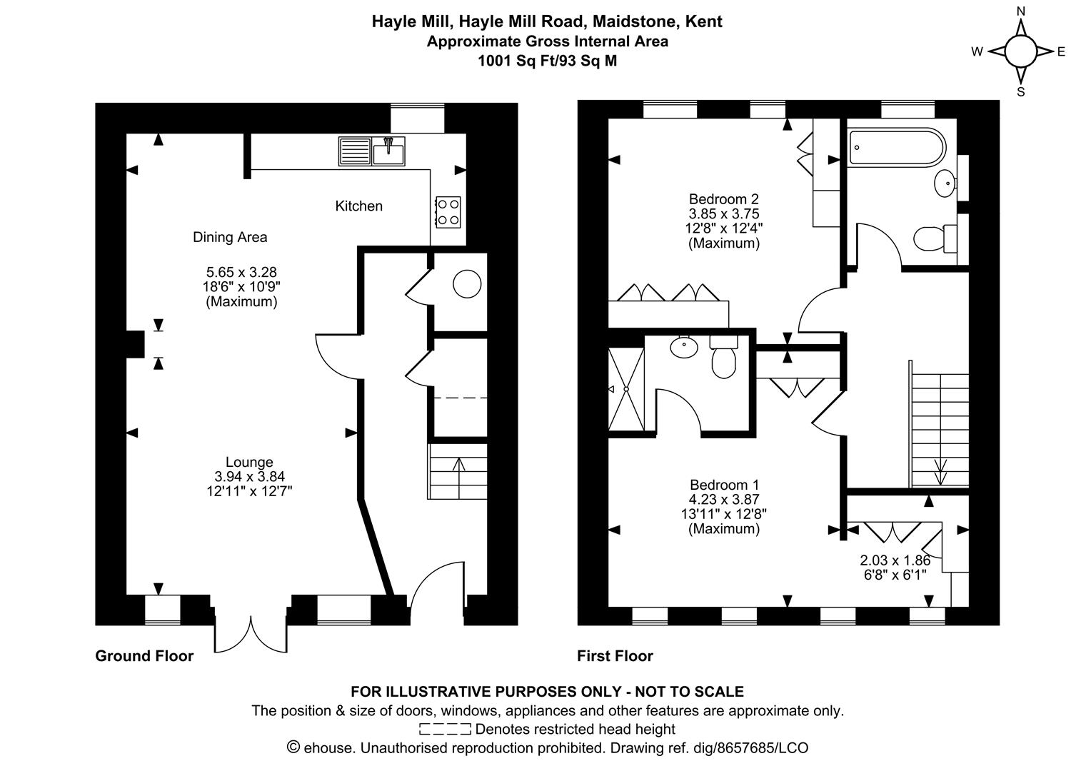 24 Hayle Mill, Hayle Mill Road, Maidstone floorplan