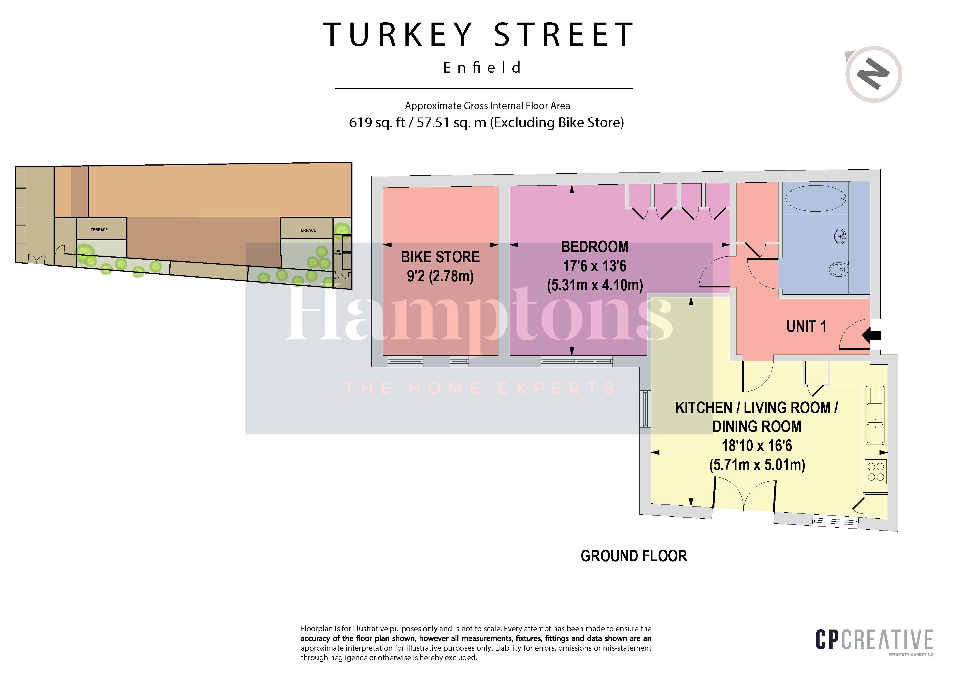 Indigo Court, 2 Turkey Street, Enfield, London EN3, 1 bedroom flat for