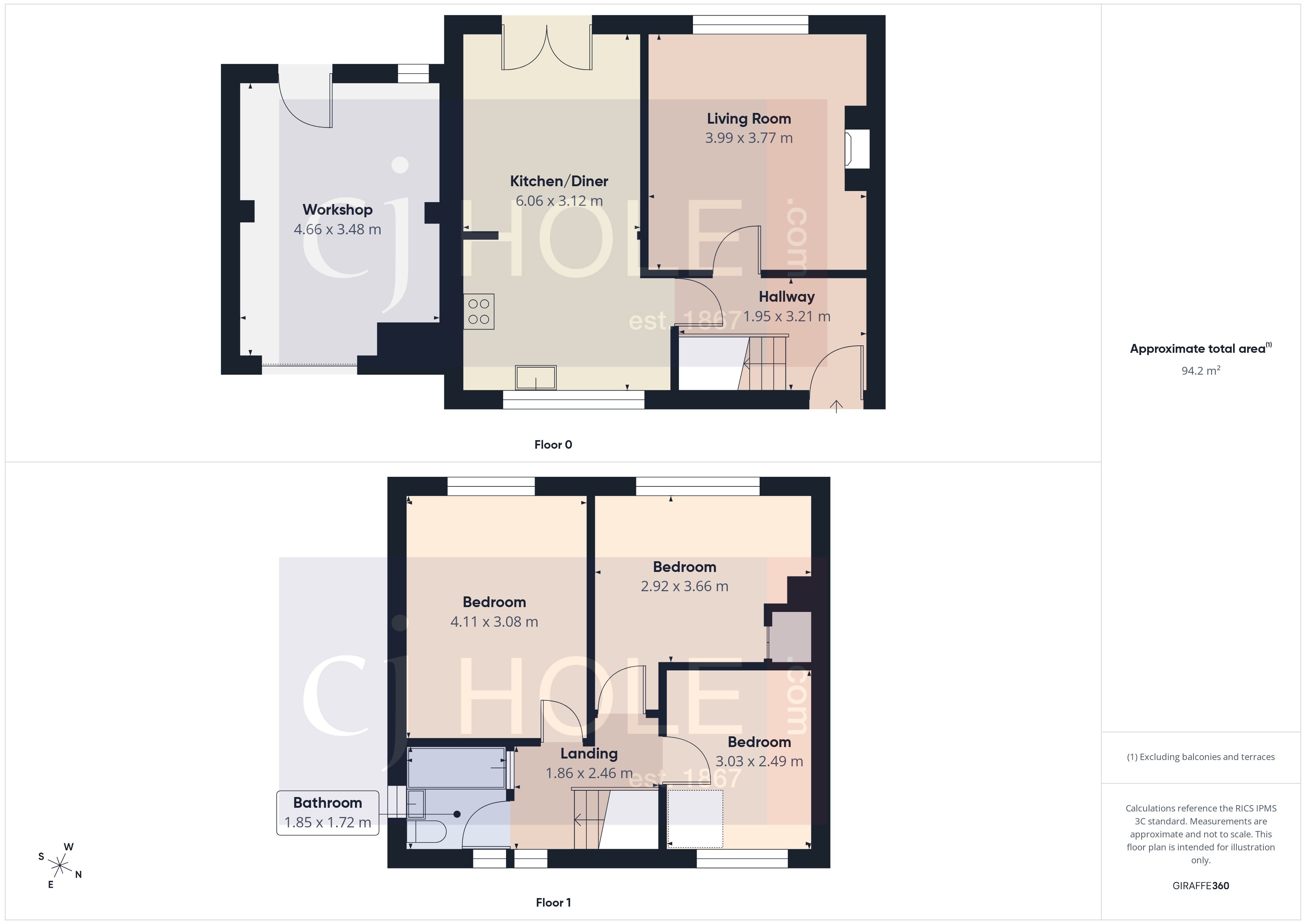 3, Perrott Road, Bristol floorplan