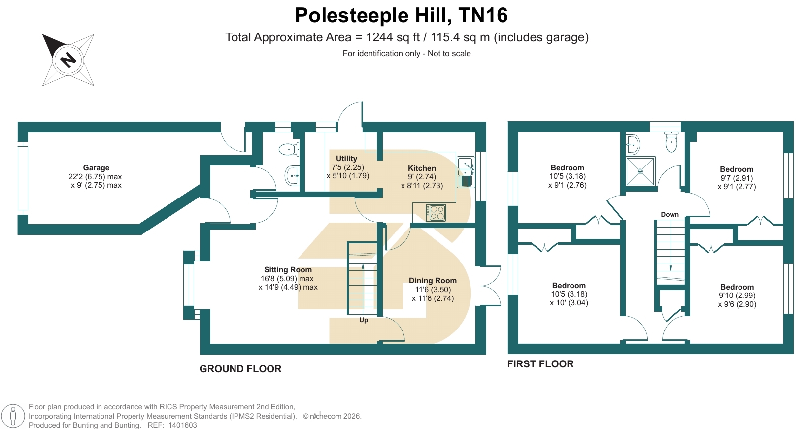 1, Polesteeple Hill, Westerham floorplan
