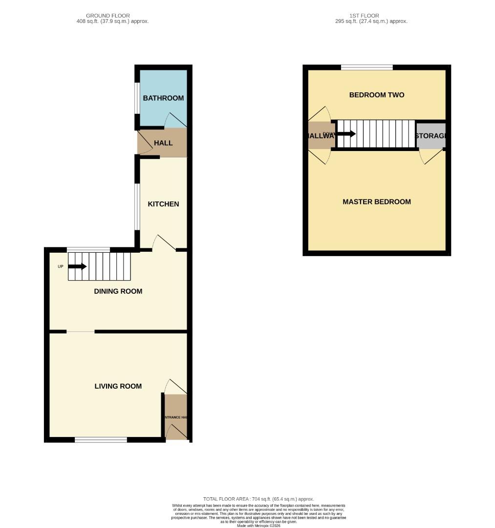 25, George Street, Shildon floorplan
