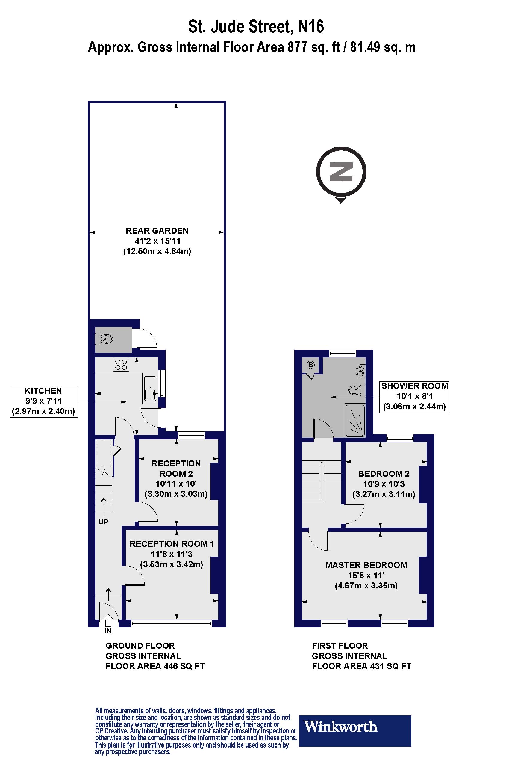 50, St. Jude Street, London floorplan