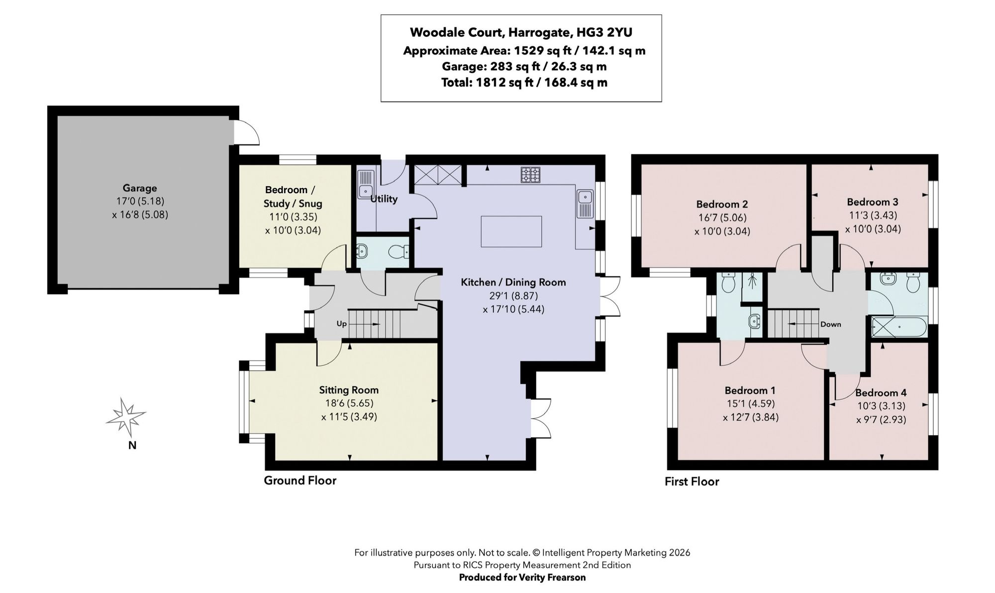 2 Woodale Court, Harrogate floorplan