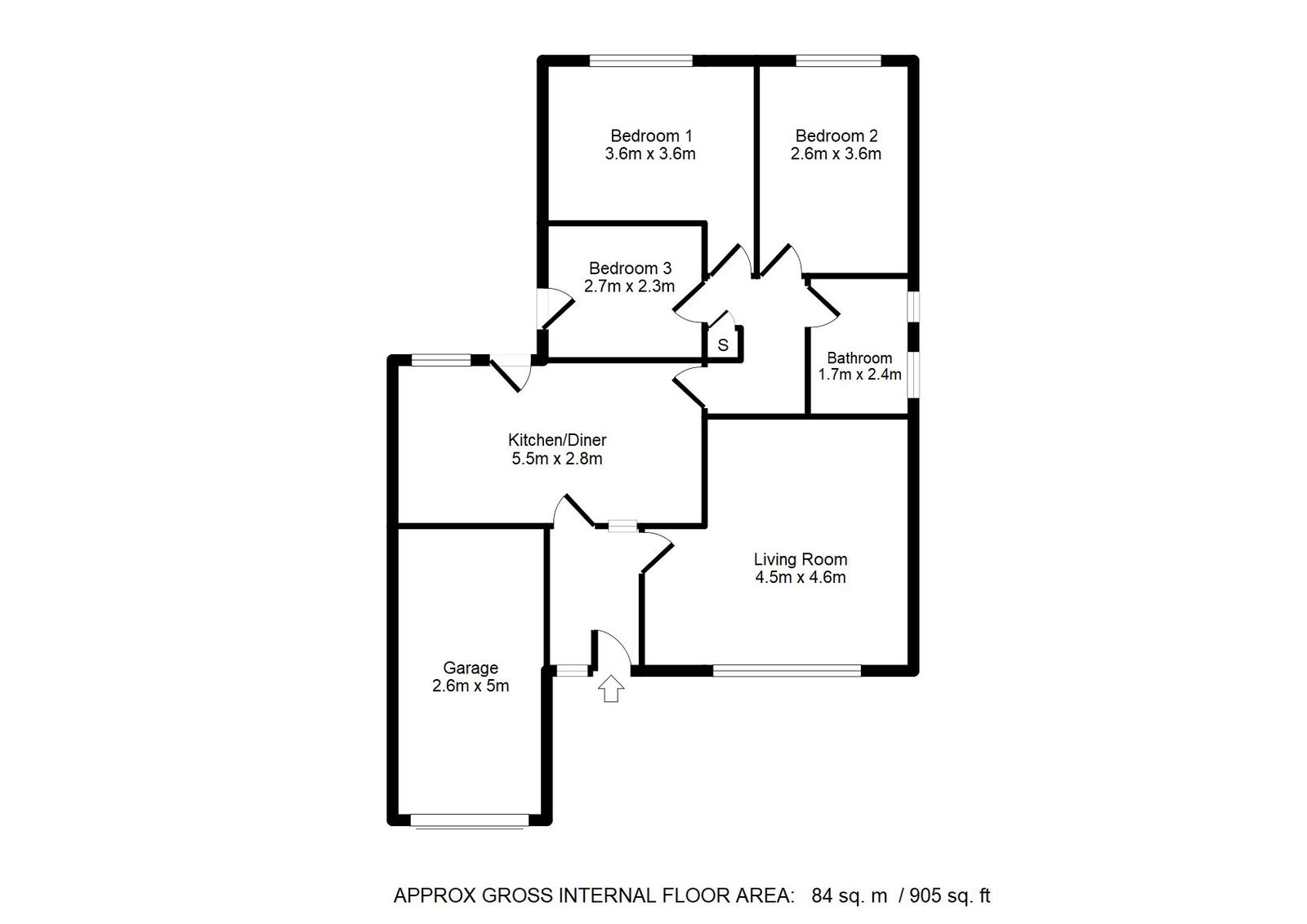 63, Watling Street, Bury floorplan