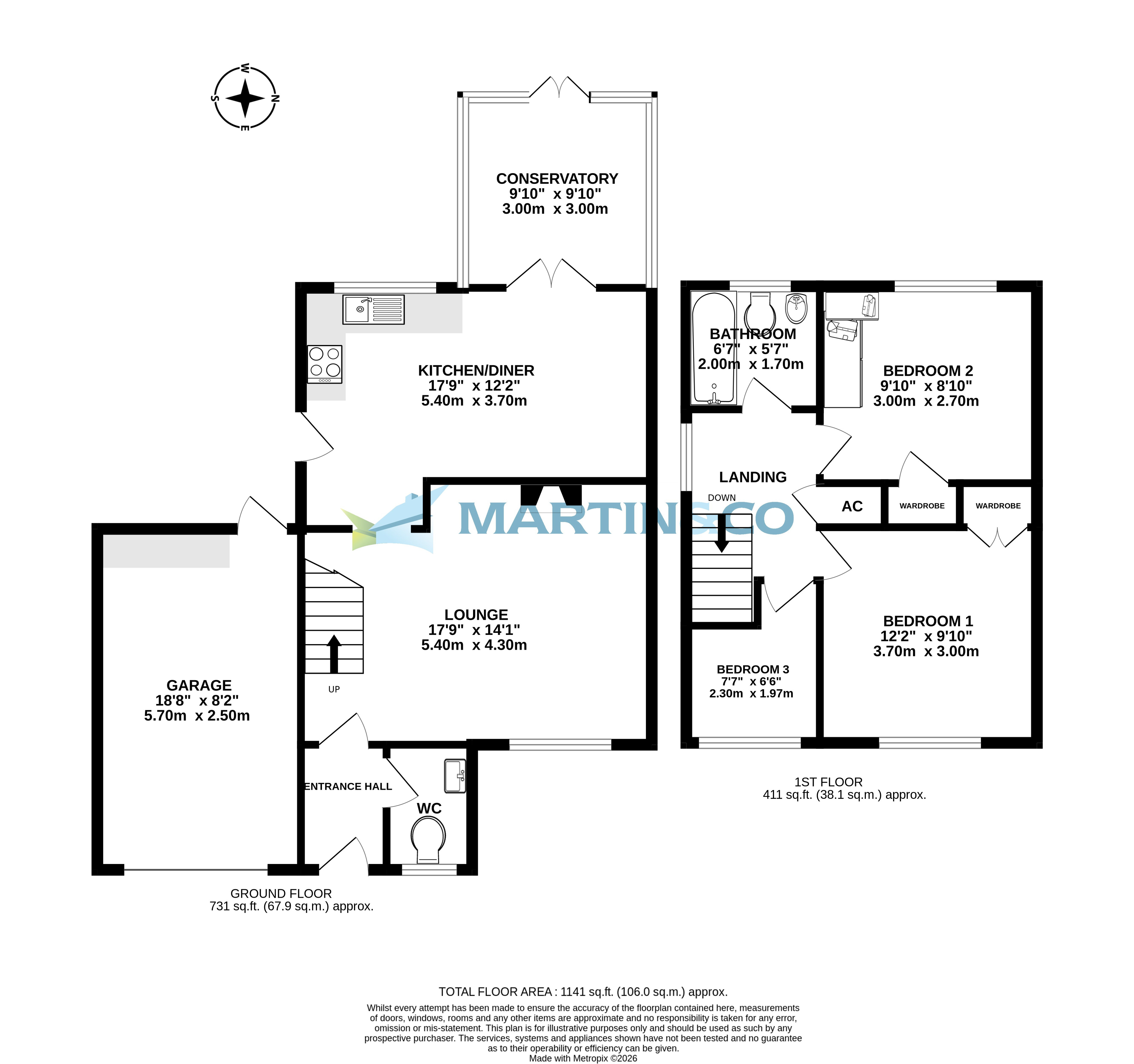 69, St. Nicholas Court, Basingstoke floorplan