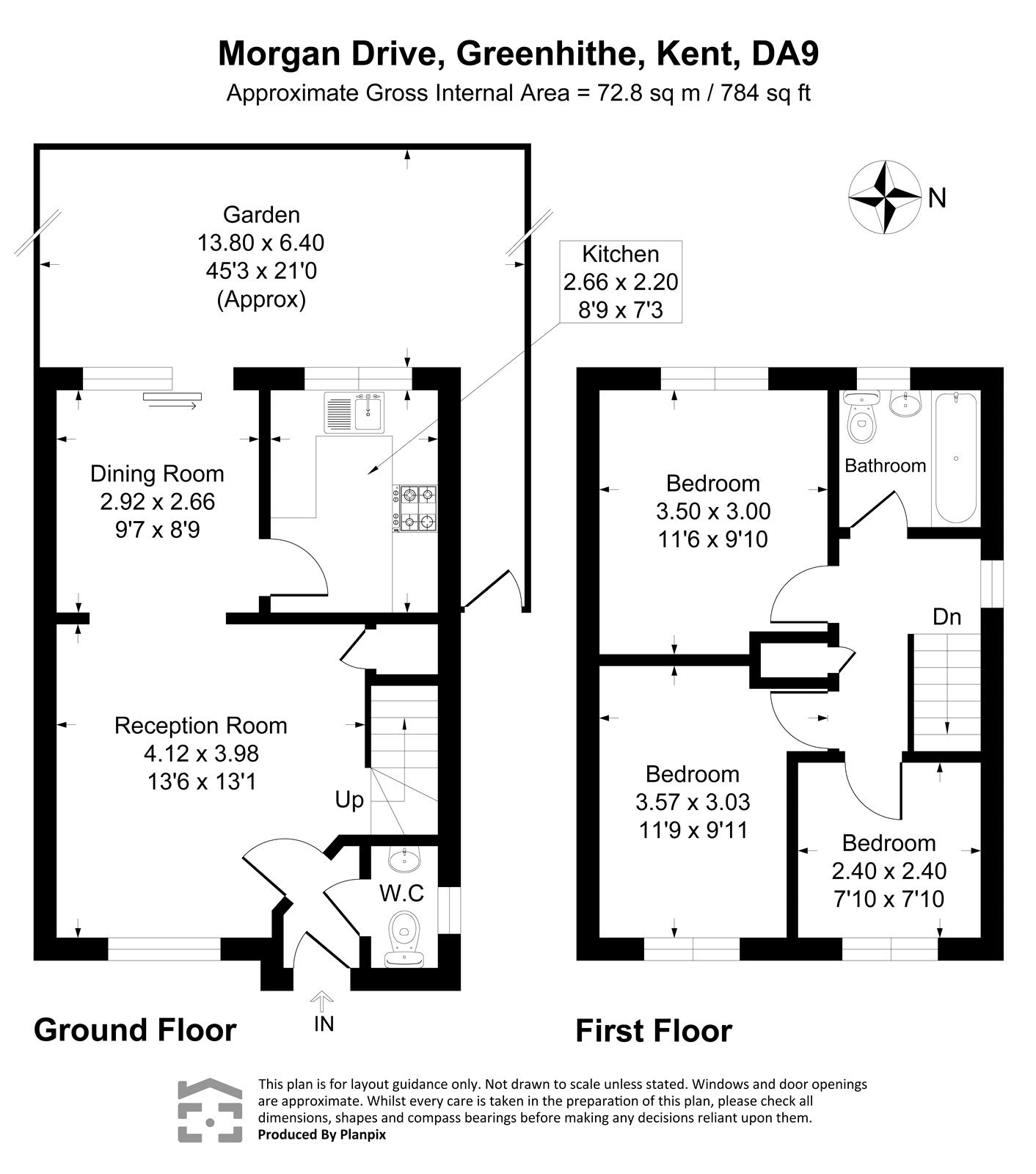 32, Morgan Drive, Kent floorplan