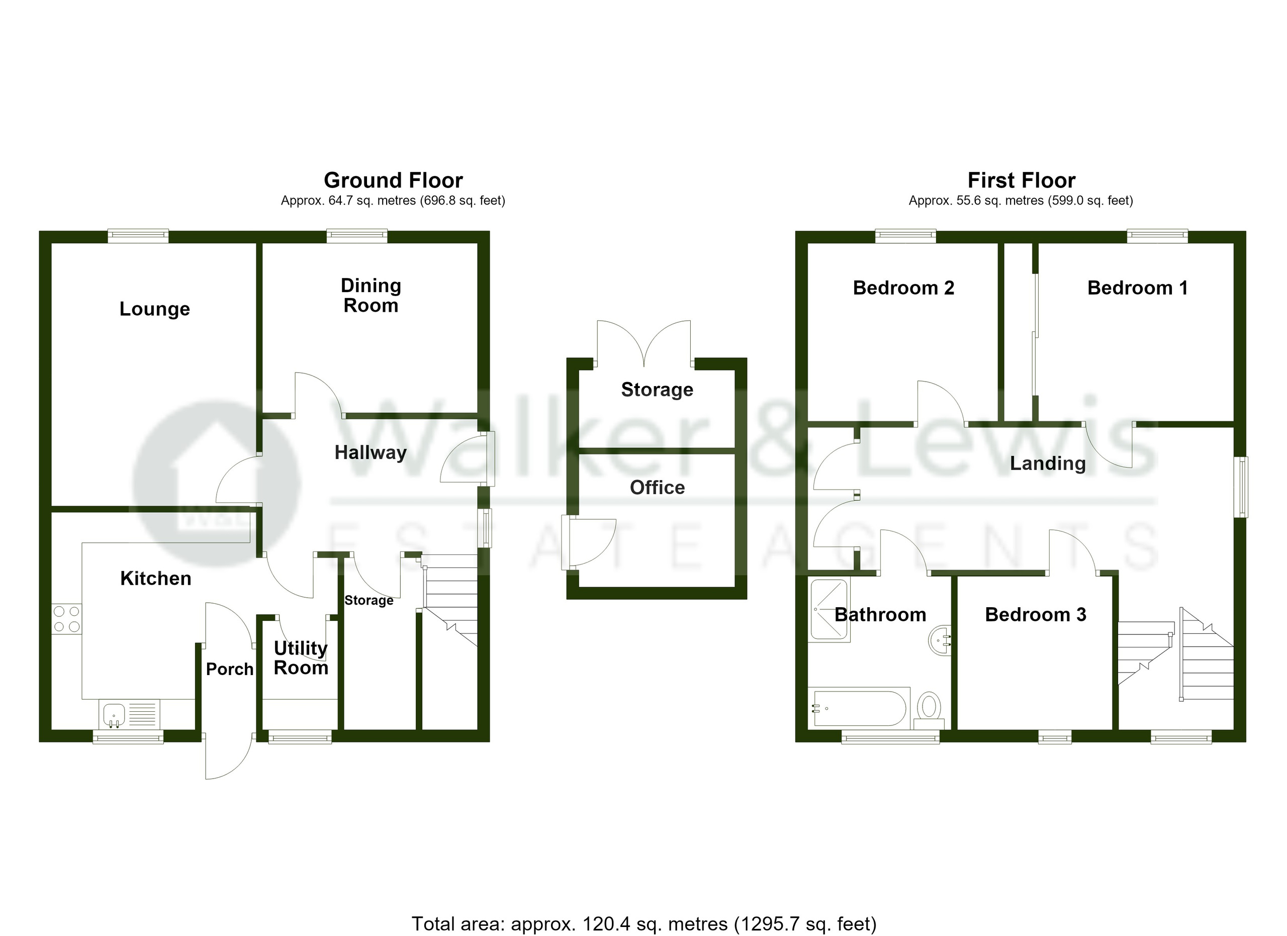 Homeleigh, Merthyr Tydfil floorplan