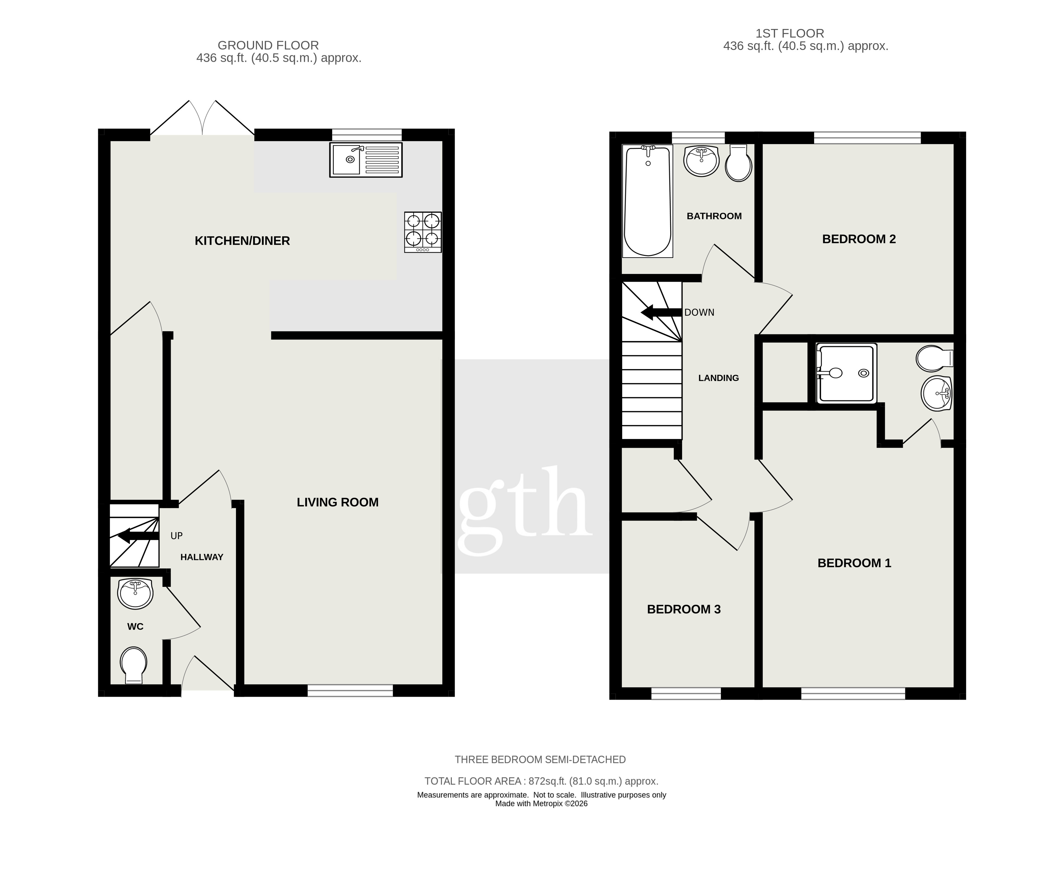 Oaklands Drive, Bridgwater floorplan
