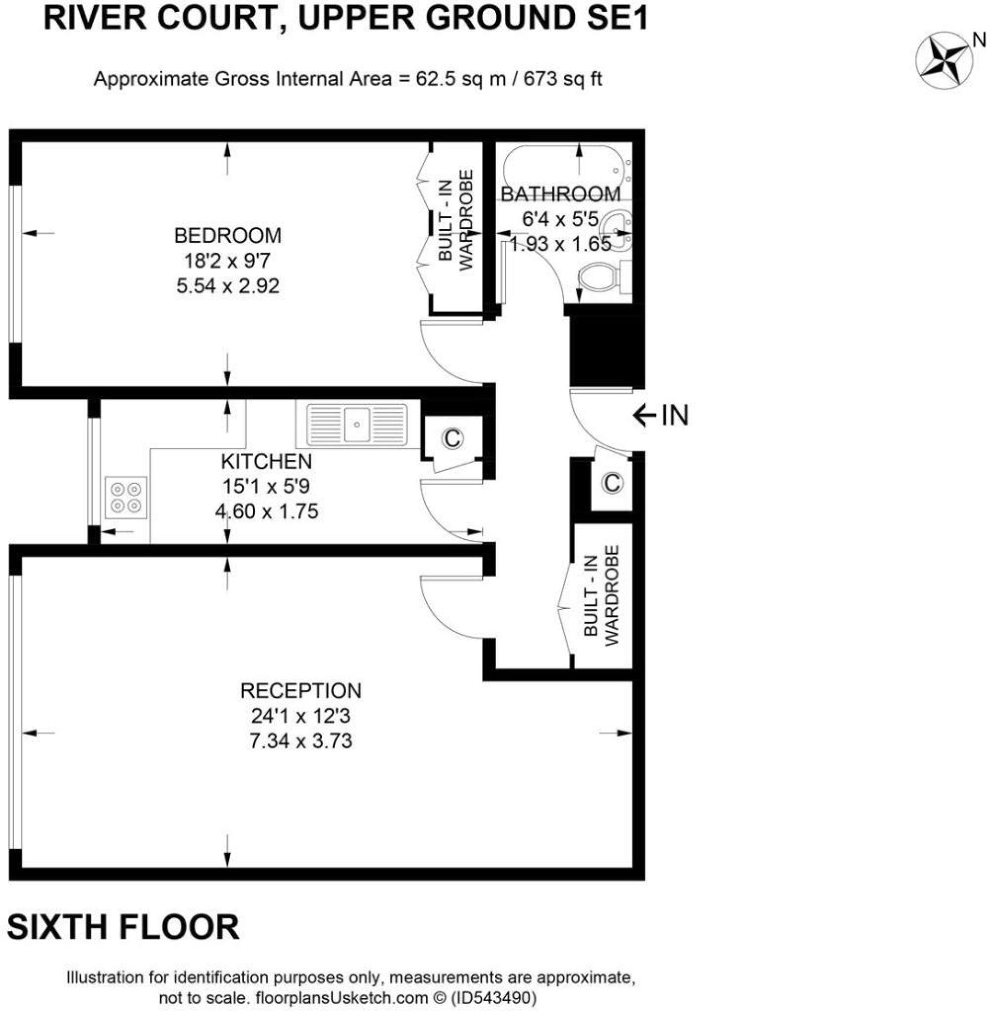 4rty.1, River Court, London floorplan
