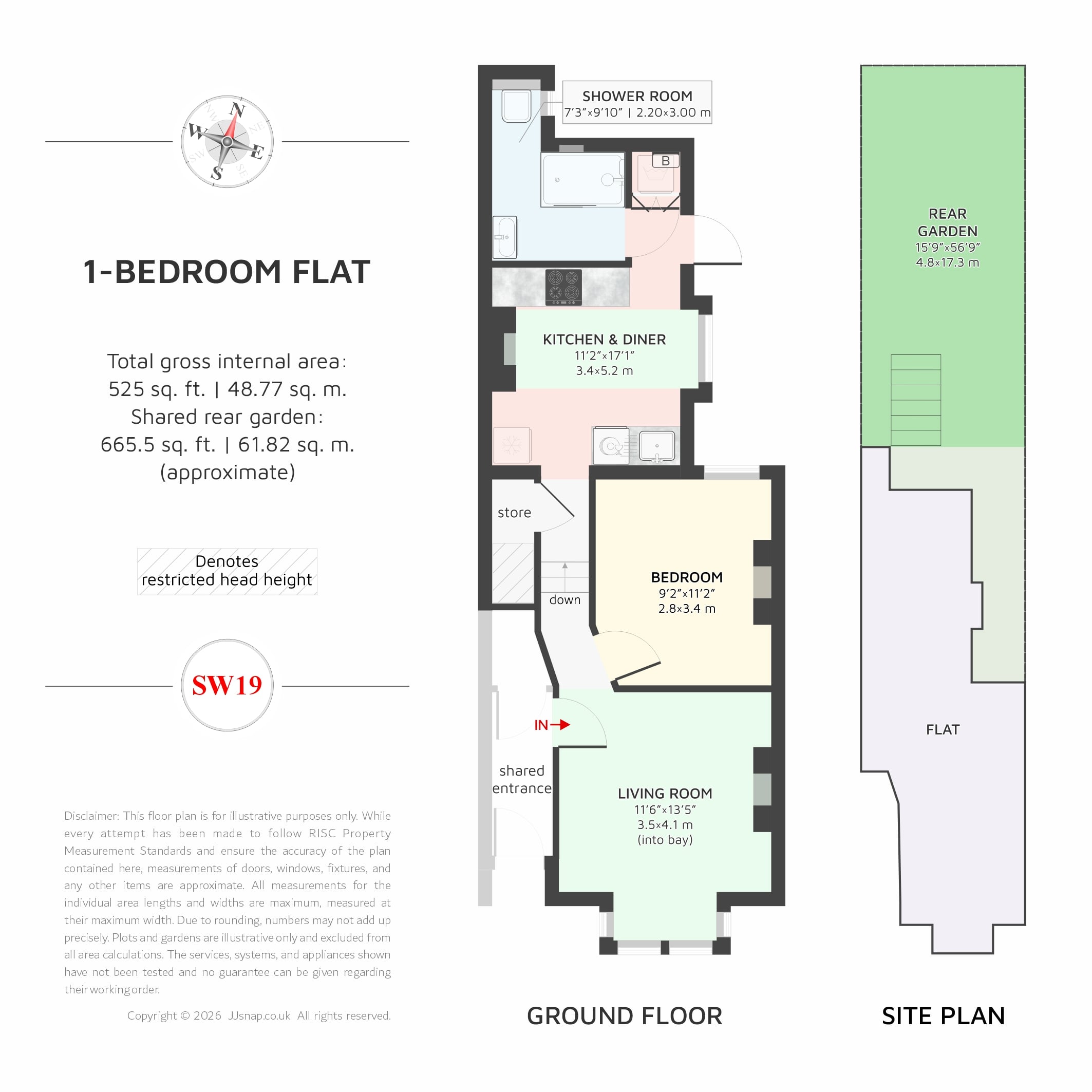 35, Ridley Road, Wimbledon floorplan