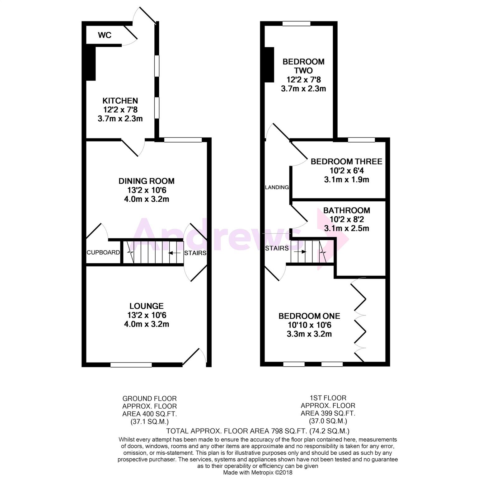 3 Bedrooms Terraced house for sale in Lyndale Road, Redhill RH1