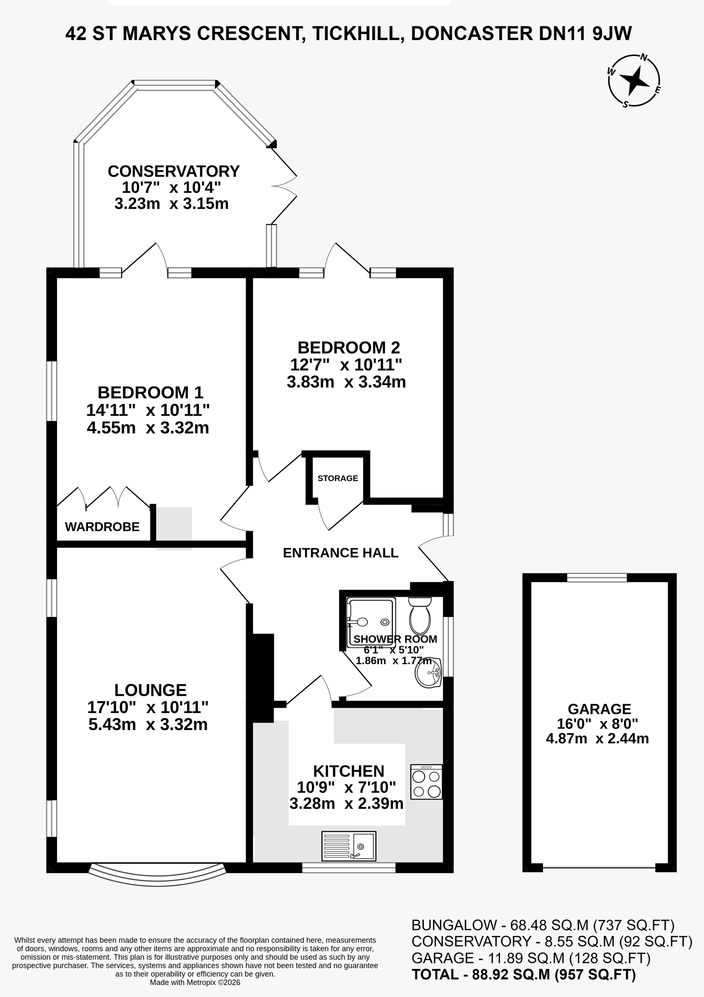 42, St. Marys Crescent, Doncaster floorplan