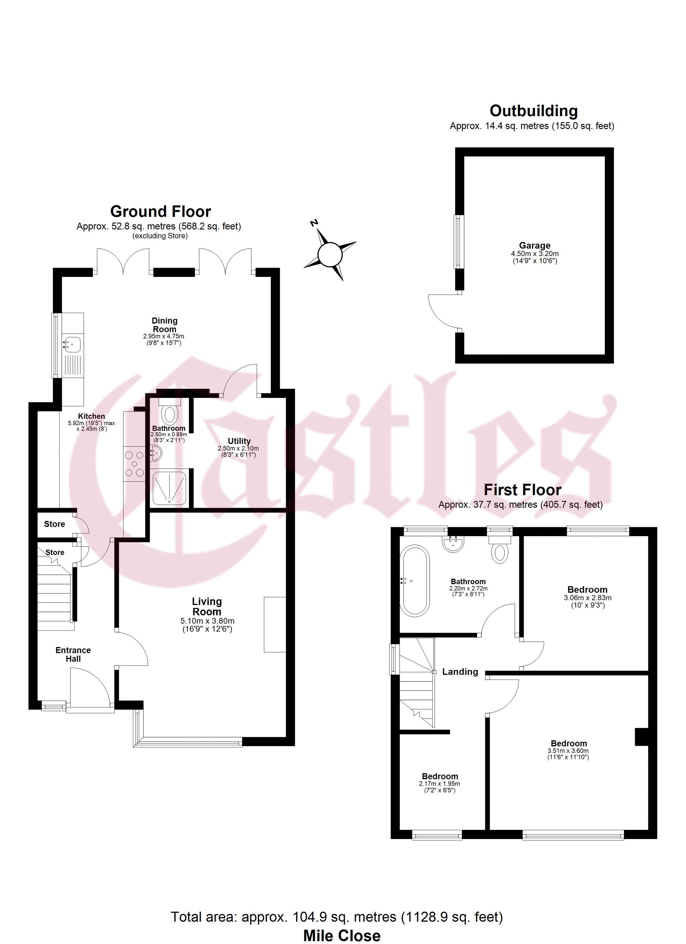 1, Mile Close, Waltham Abbey floorplan