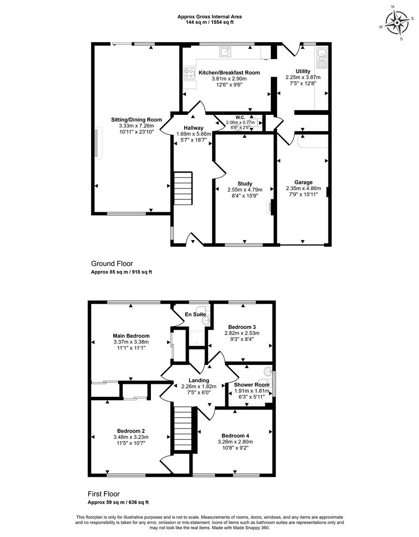 11, Newton Close, Gillingham floorplan