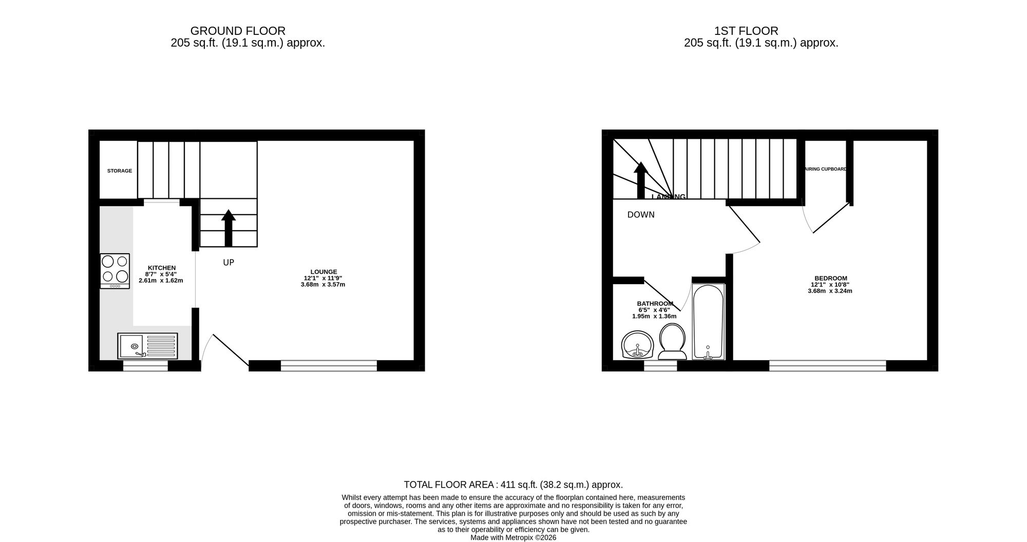 14 St. Andrews Terrace Prestwick Road, Watford floorplan