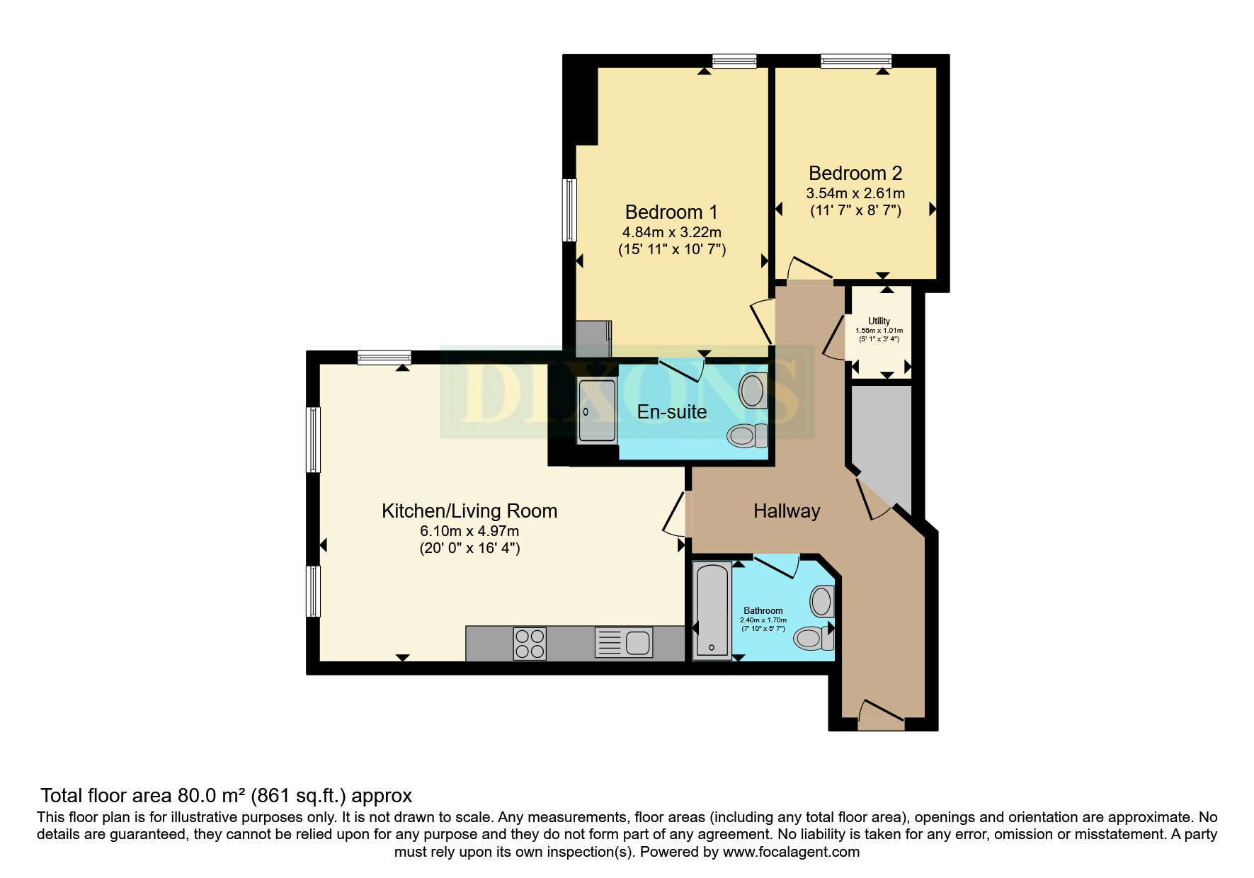 Apartment 277, Orion Building, 90, Navigation Street, West Midlands floorplan