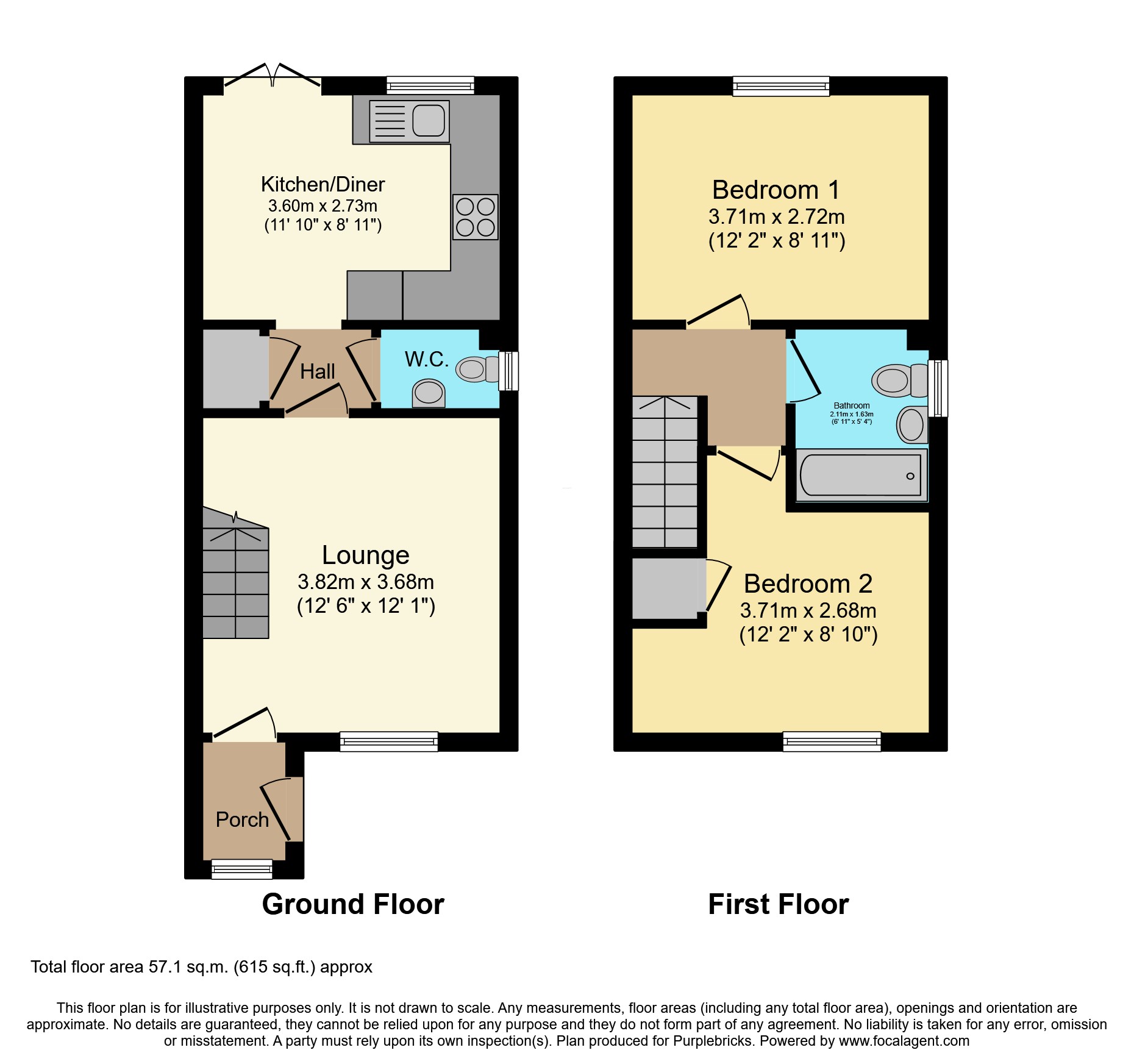 14, Maricopa Close, Runcorn floorplan