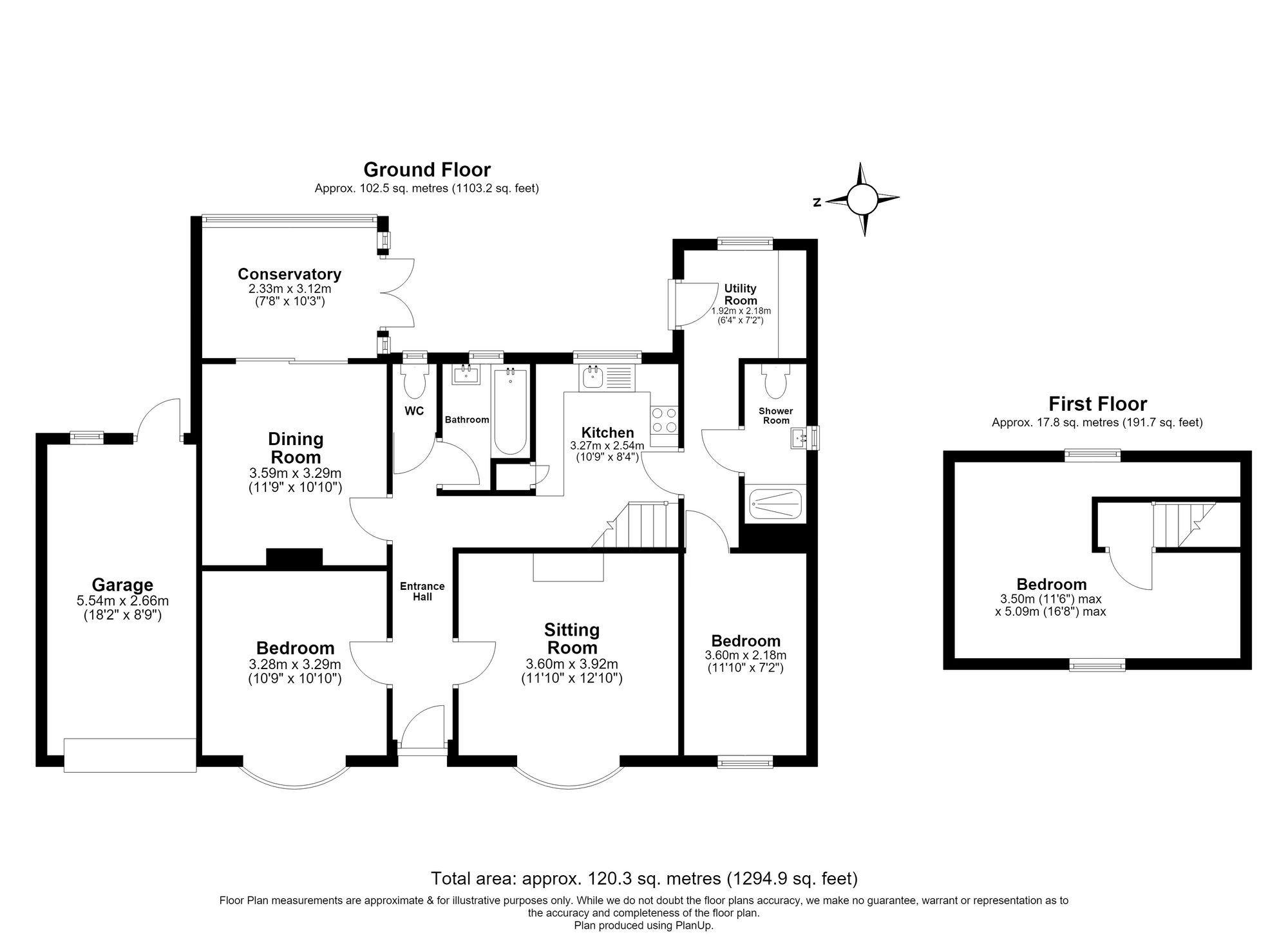 14 Crow Furlong, Hitchin floorplan