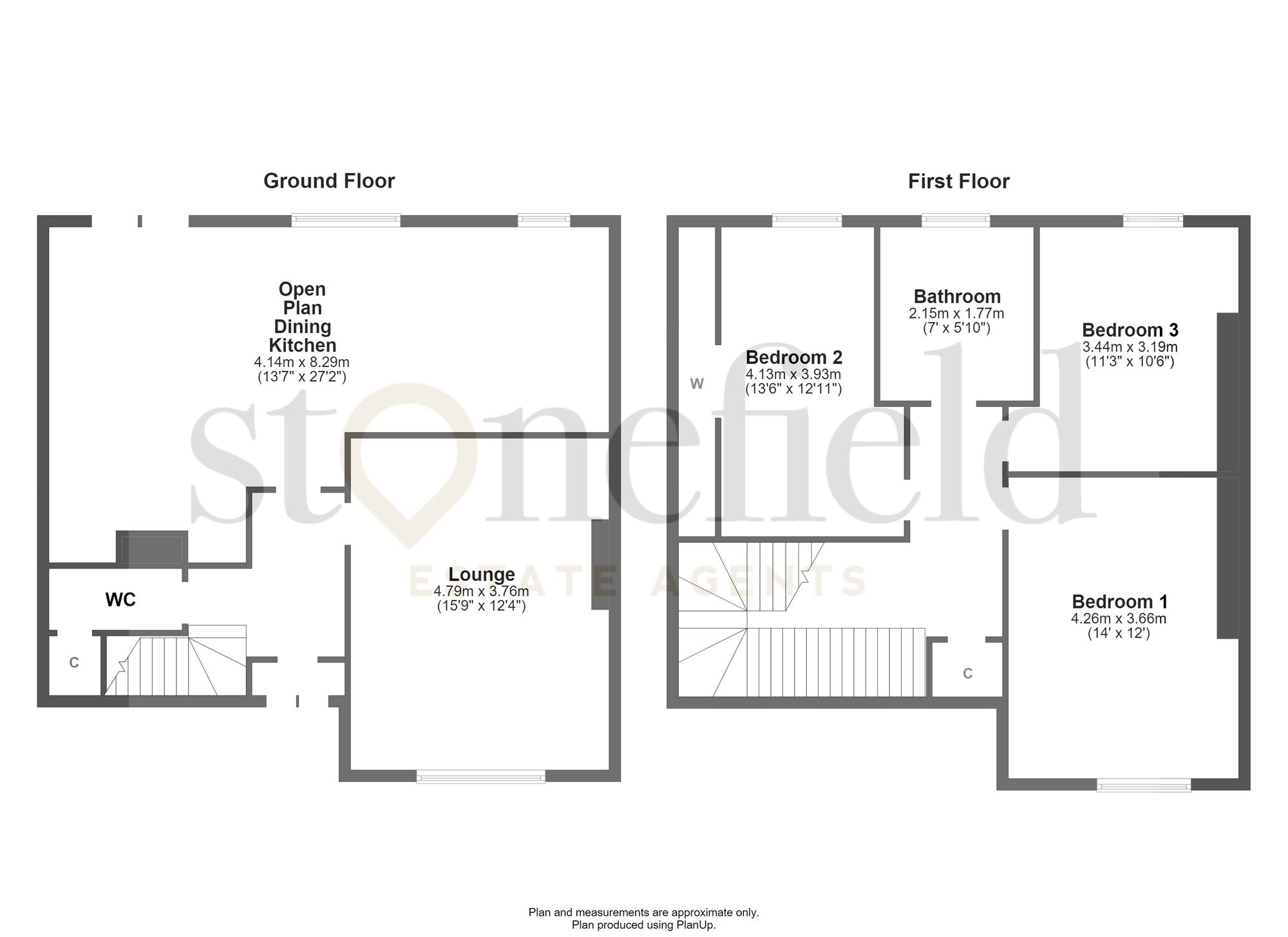 45, Belmont Avenue, Ayr, KA7 floorplan