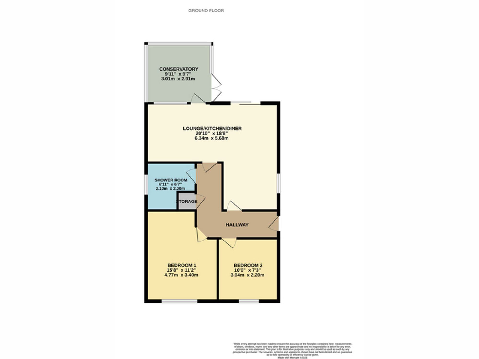 14, Birchwood Drive, Nottinghamshire floorplan